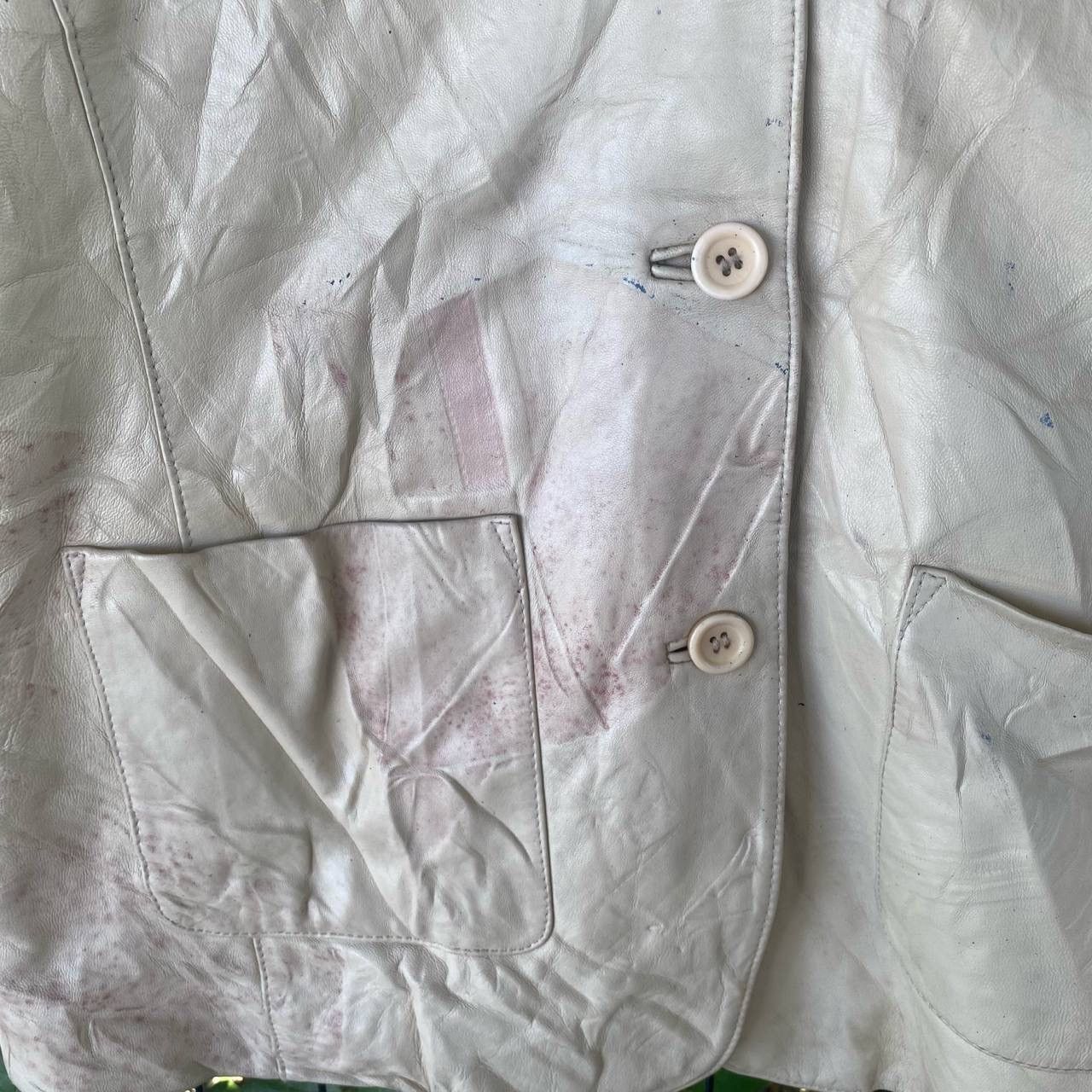 Genuine Leather × Vintage Vintage realLeather Coat Jacket Size L / US 10 / IT 46 - 6 Thumbnail