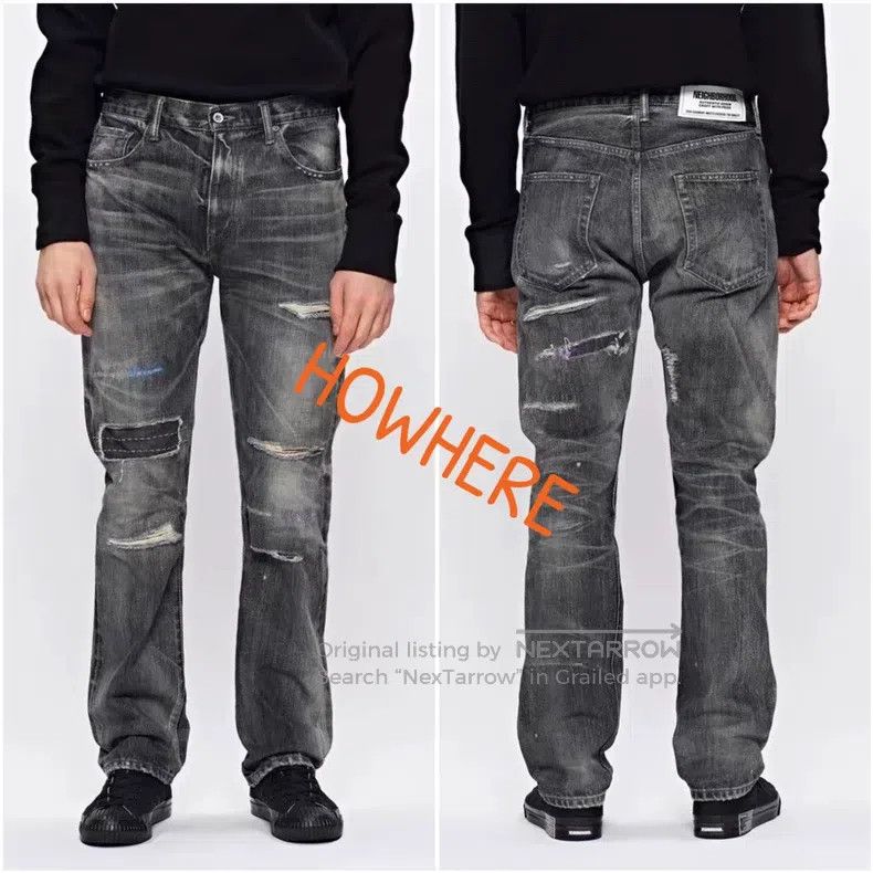 Neighborhood Neighborhood size M 19AW King of Denim NBHD Cut Patch Dest Size US 27 - 8 Thumbnail
