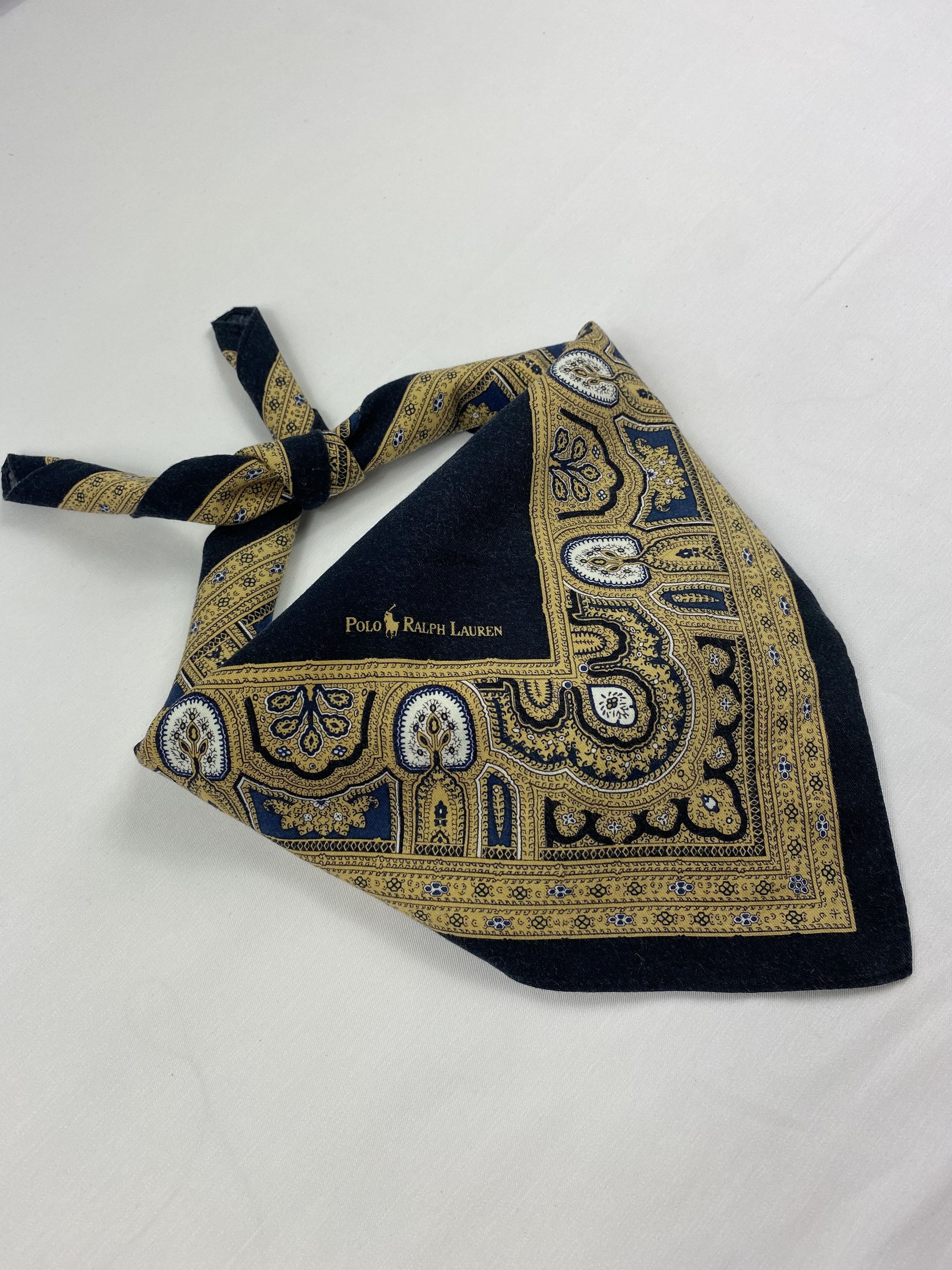 Polo Ralph Lauren × Vintage Polo Ralph Lauren Handkerchief / Bandana / Neckerchief Size ONE SIZE - 1 Thumbnail