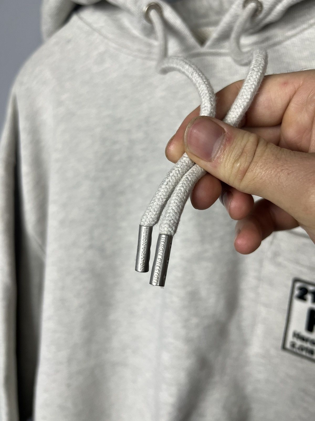 Heron Preston (M) Heron Preston Periodic Pocket Hoodie Grey authentic RARE Size US M / EU 48-50 / 2 - 3 Thumbnail
