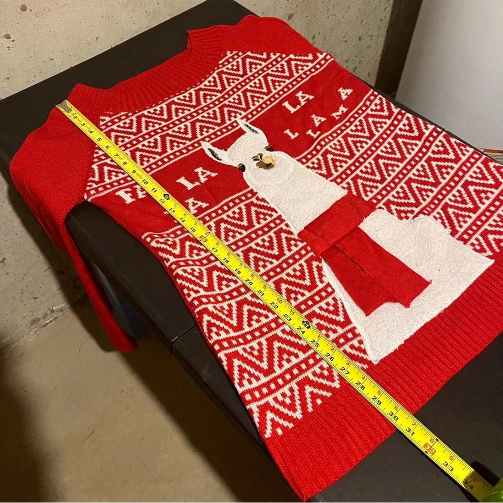 Other Holiday Time Llama Ugly Christmas Sweater Women’s Sz Large Size L / US 10 / IT 46 - 6 Thumbnail
