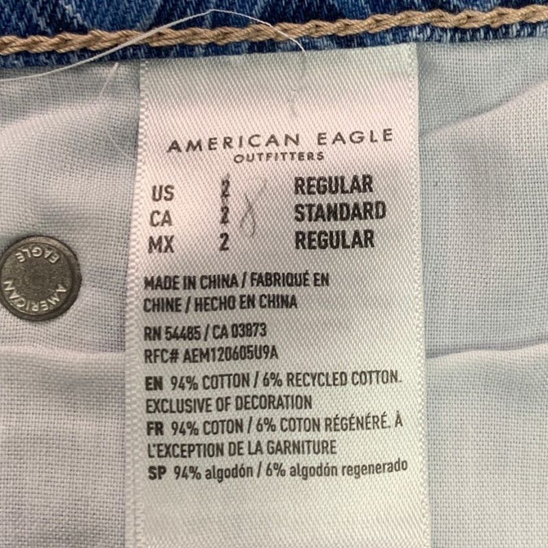 American Eagle Outfitters New American Eagle Womens Size 8 90s Boyfriend Denim Shorts Size 30" / US 8 / IT 44 - 4 Thumbnail