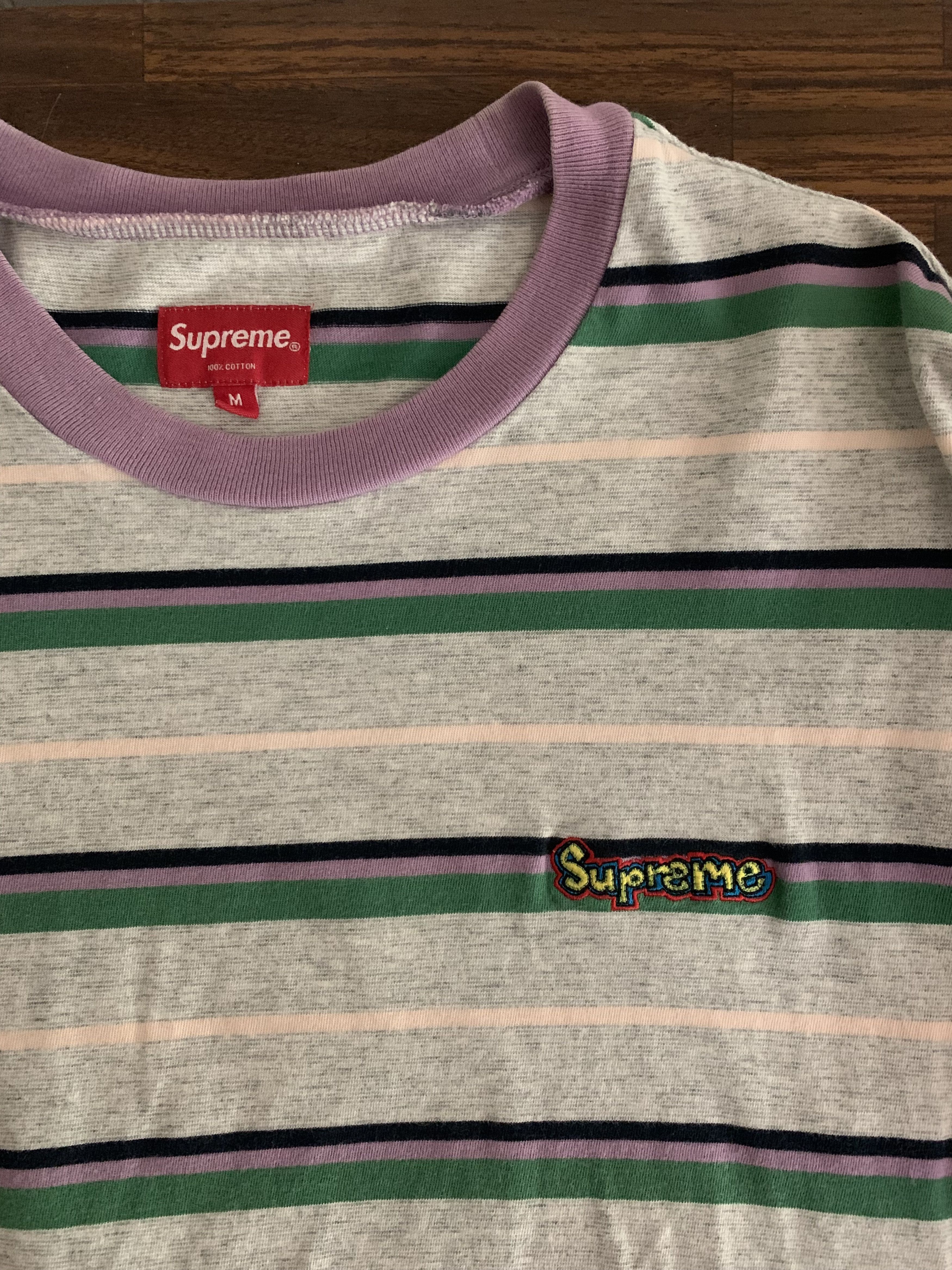Supreme Supreme Heather Stripe Top Size M Size US M / EU 48-50 / 2 - 4 Thumbnail