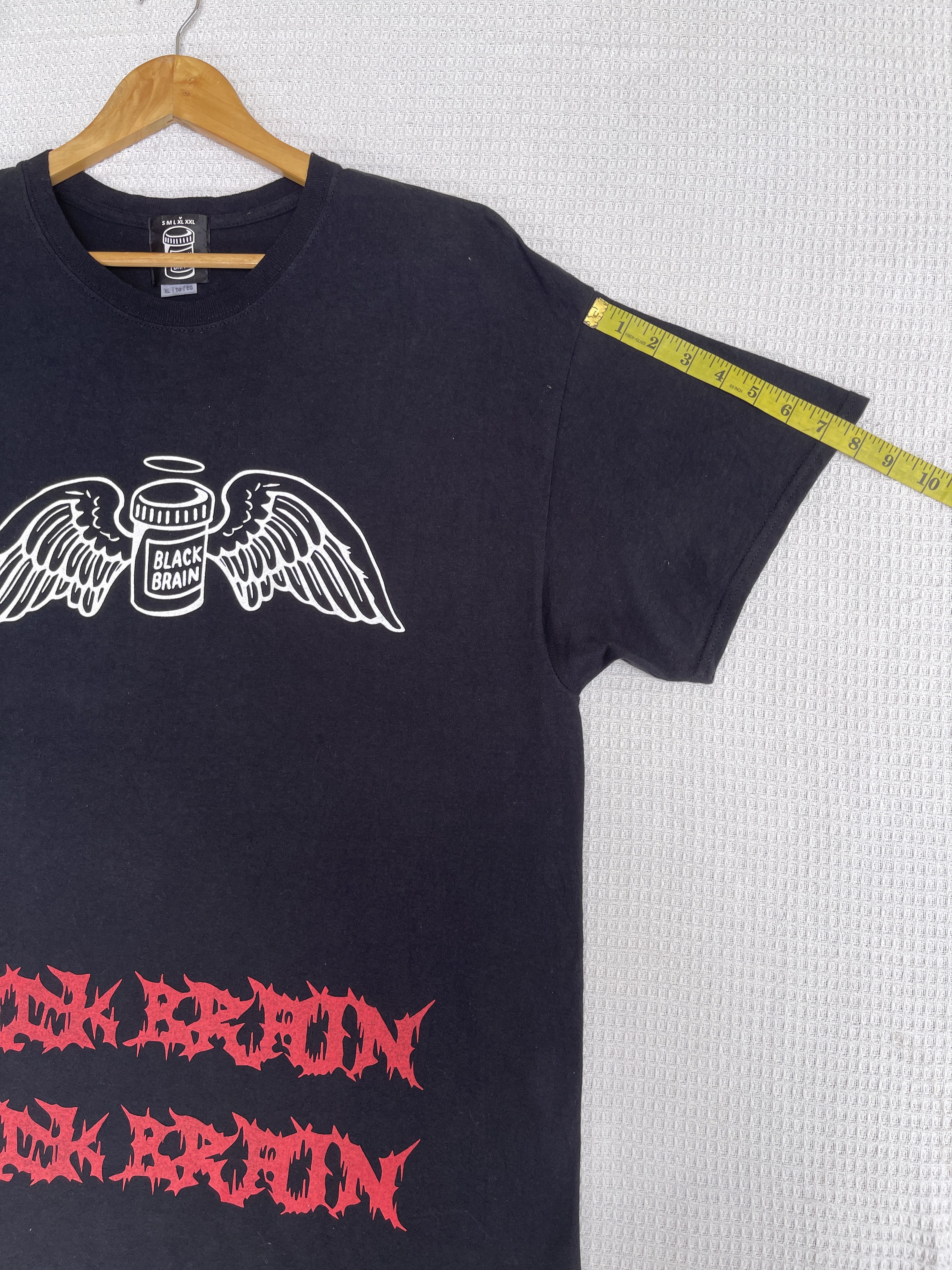 Brain Dead × Vintage Last Drop🔥Rare🔥Black Brain T-Shirt Size US XL / EU 56 / 4 - 8 Thumbnail