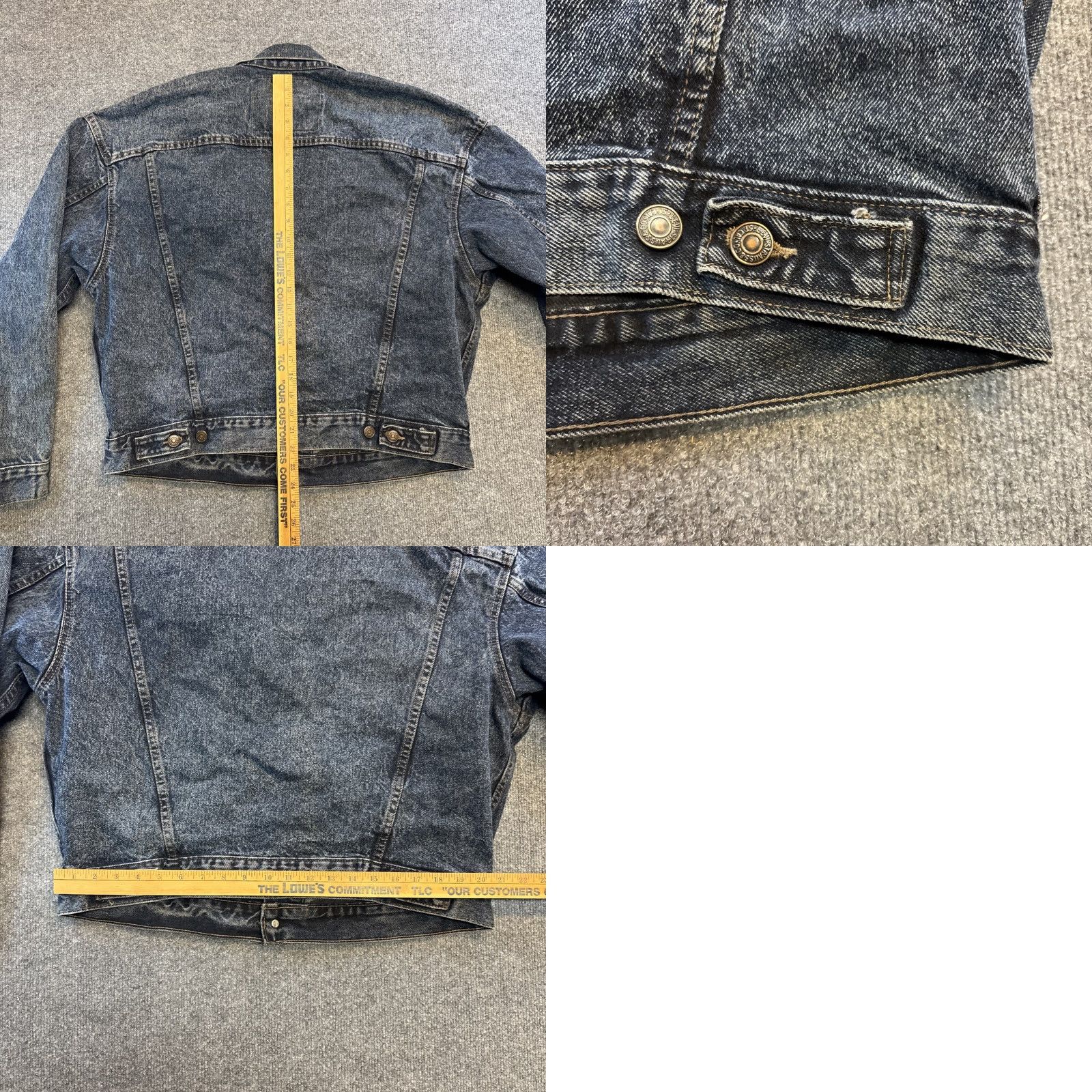 Levi's VINTAGE Levi's Trucker Jacket 70598-4865 Denim Dark Wash USA Mens Large Blue Jacket Size US L / EU 52-54 / 3 - 8 Thumbnail