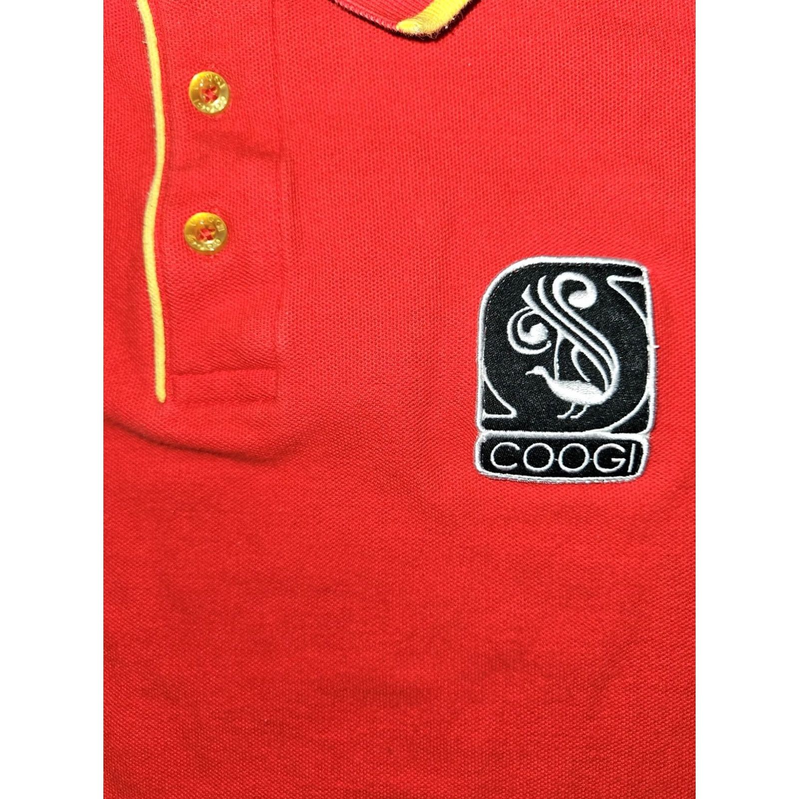 Coogi VINTAGE COOGI Polo Shirt Mens 3XL Short Sleeve Red Embroidered Hip Hop City Hipster Logo 100% Cotton Shirt Size US XXL / EU 58 / 5 - 6 Thumbnail