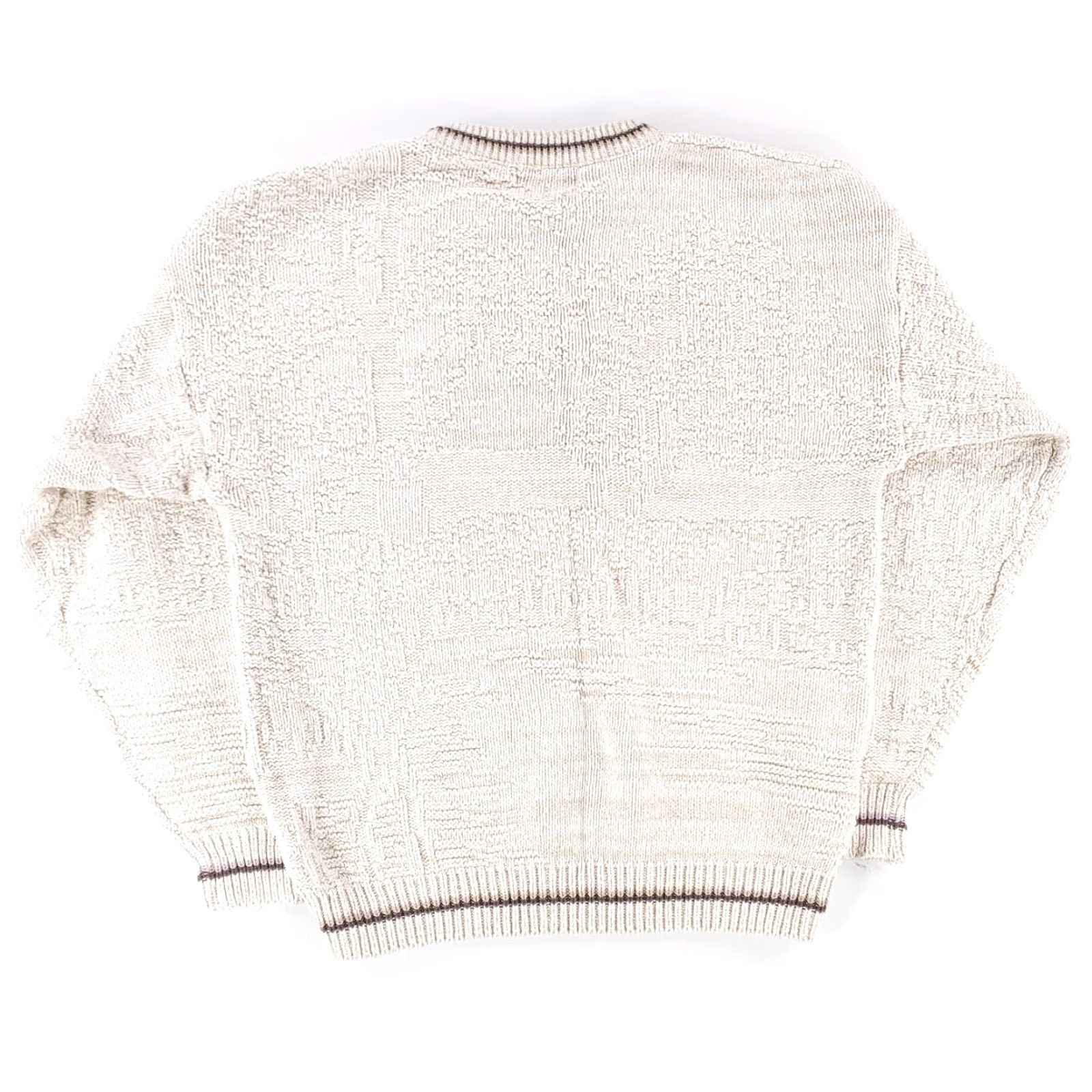 Sears Sears Fieldmaster VTG 90s Knit Sweater Embroidered Deer White Mens XL Tall Size US XL / EU 56 / 4 - 4 Thumbnail