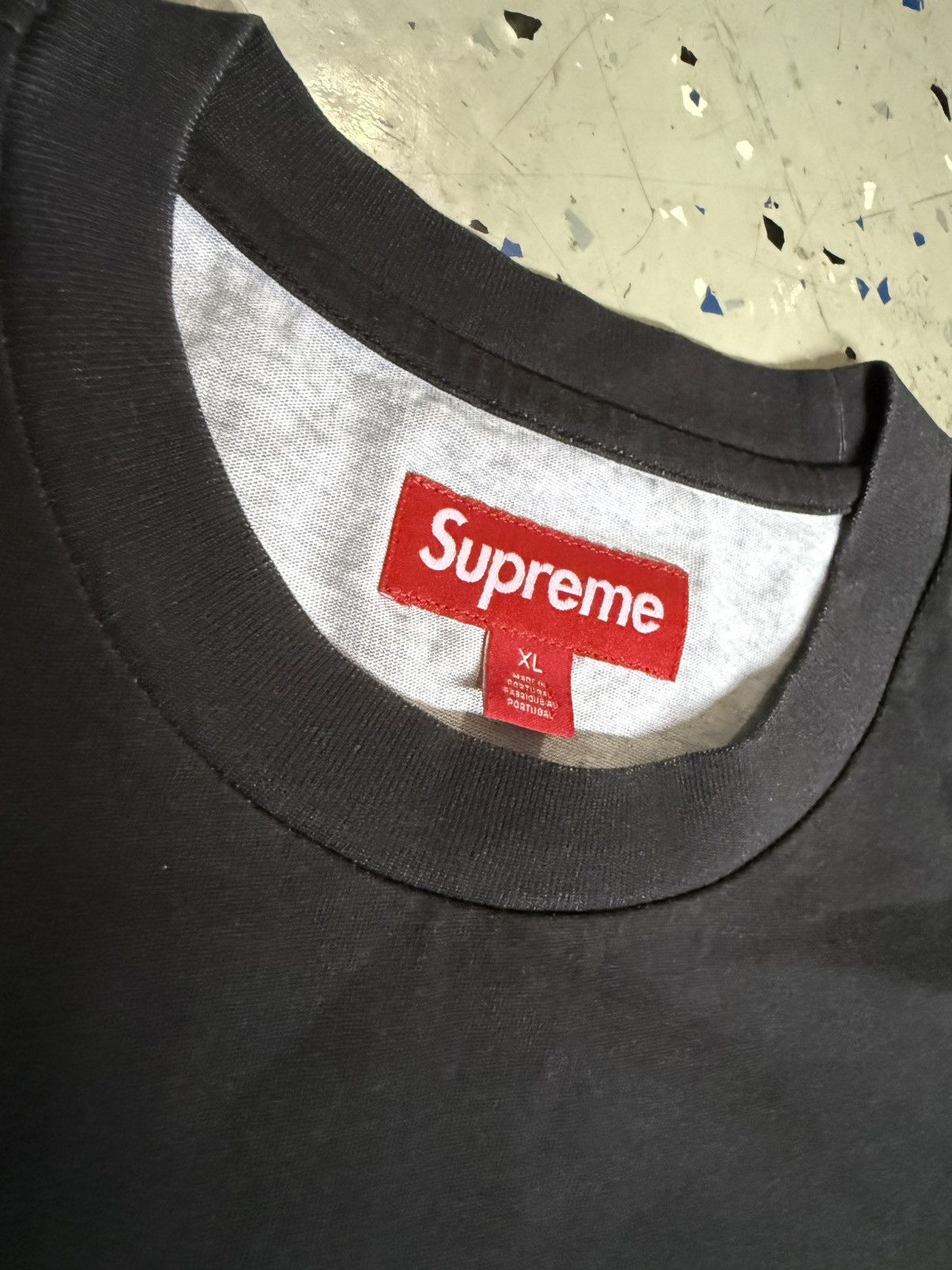Supreme Supreme Halftone Short-Sleeve Top 'Black' - Xl Size US XL / EU 56 / 4 - 3 Thumbnail