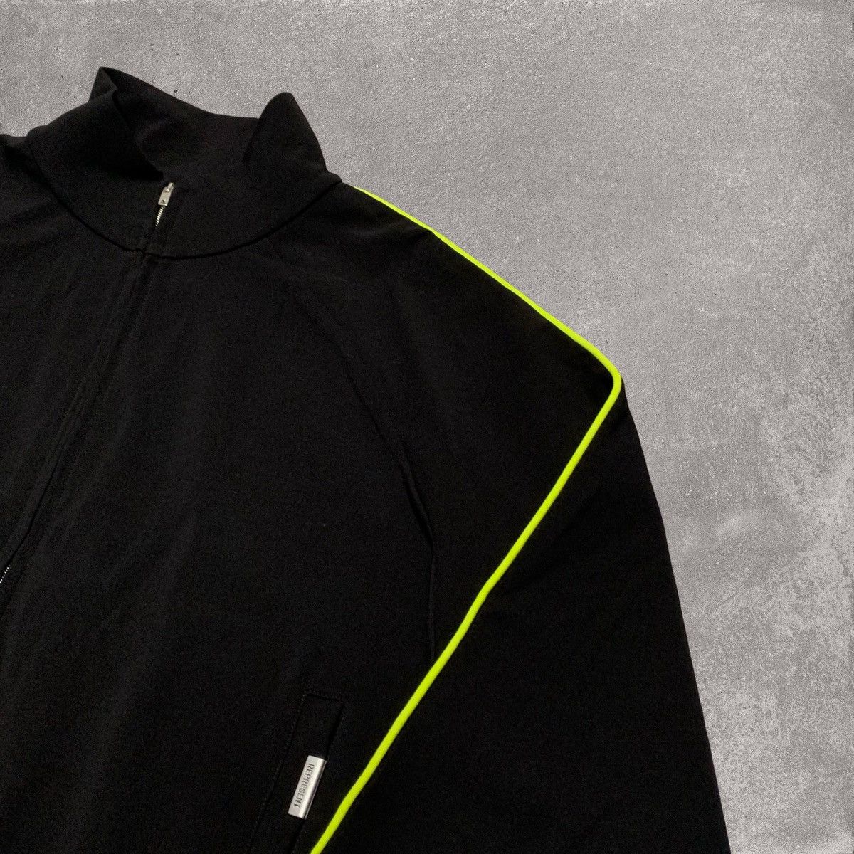 Represent Clo. Represent Large Track Jacket Yellow Stripe Black Zip Jacket Size US L / EU 52-54 / 3 - 3 Thumbnail