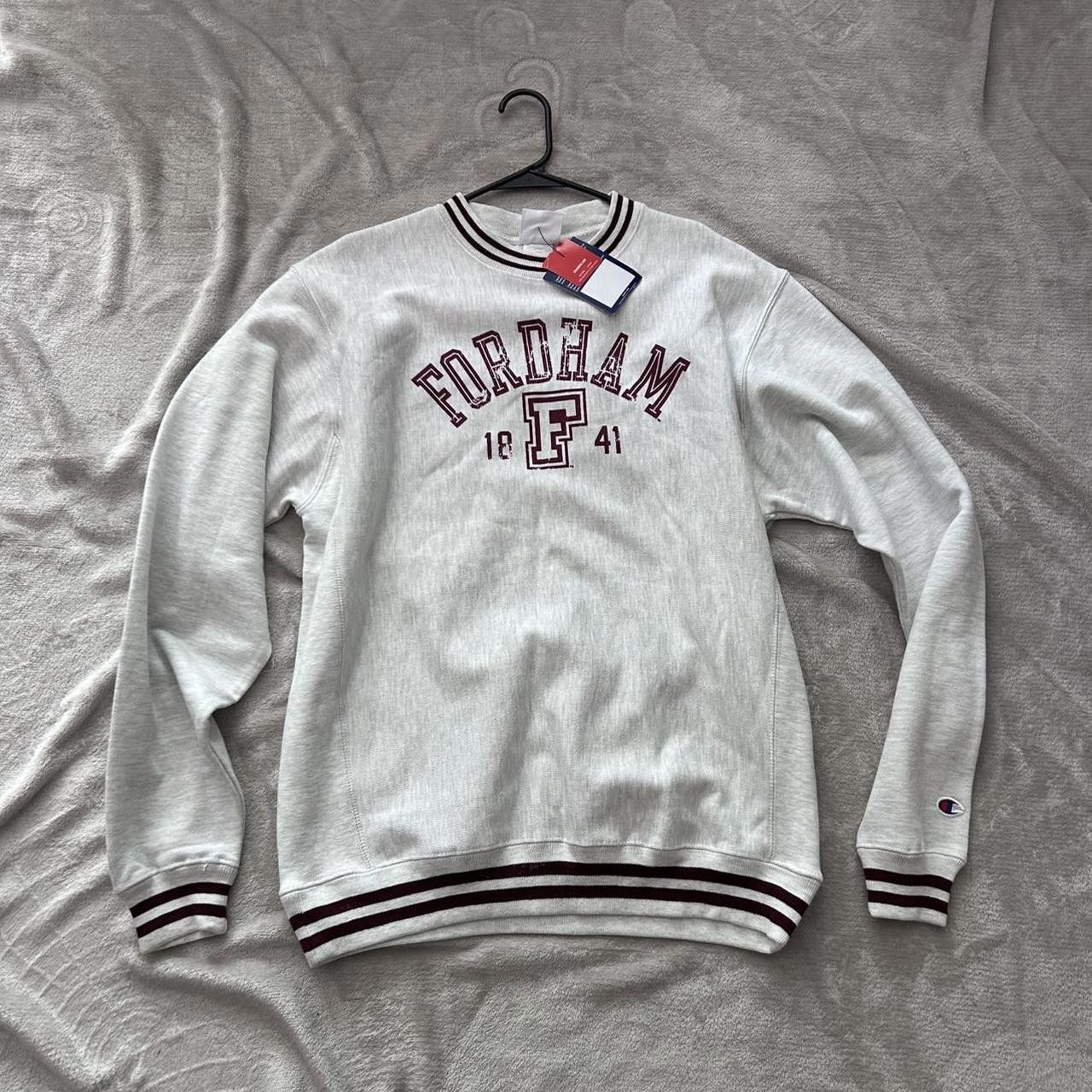 Champion Champion Men's Grey and Burgundy Sweatshirt Size US M / EU 48-50 / 2 - 1 Thumbnail