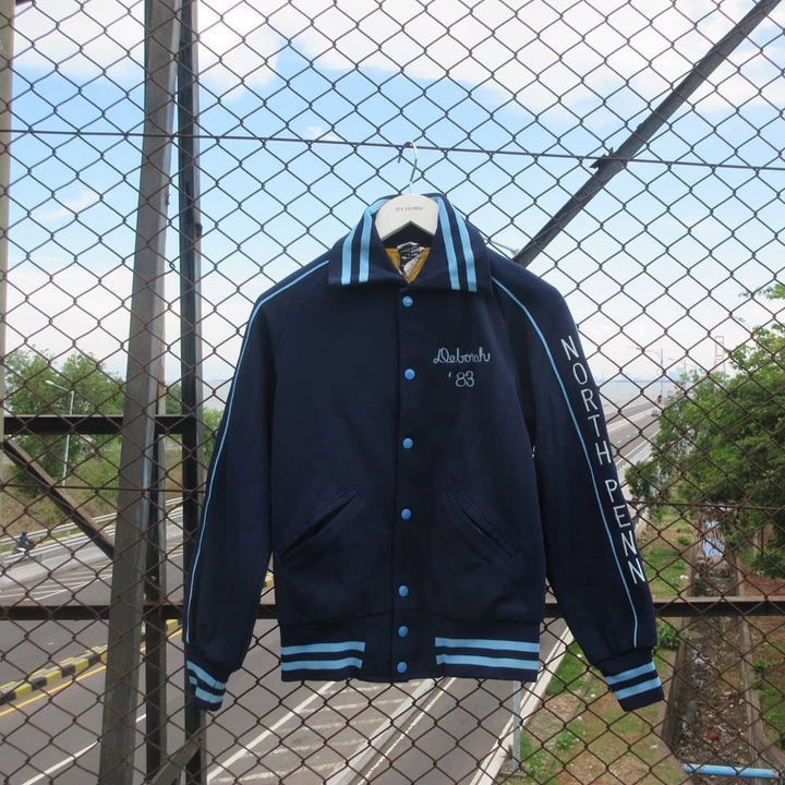Vintage Vintage vtg Award Jacket KAYE BROS Blank Varsit Size US L / EU 52-54 / 3 - 3 Thumbnail
