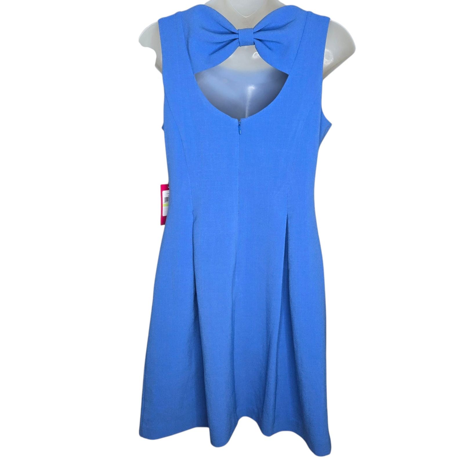 Vince Camuto Vince Camuto Womens Sleeveless Dress Size 4 Sky Blue Bow Size S / US 4 / IT 40 - 5 Thumbnail