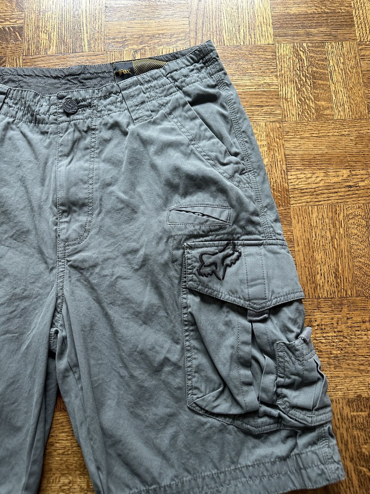 Fox Racing Vintage Y2K Fox Racing Cargo Shorts Size US 34 / EU 50 - 2 Thumbnail