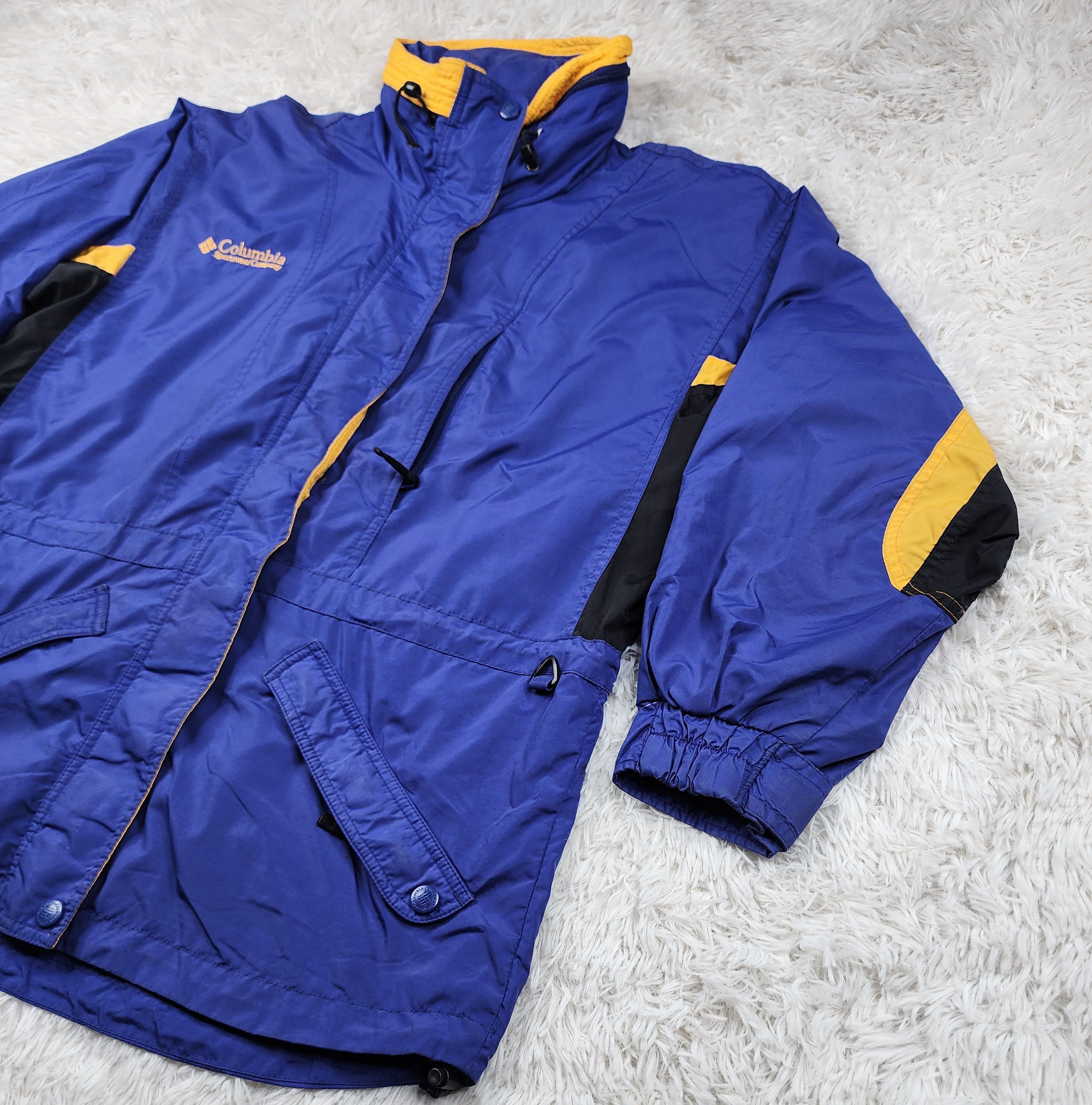 Columbia Vintage Columbia Long's peak hoodied rain jacket Size S / US 4 / IT 40 - 2 Thumbnail