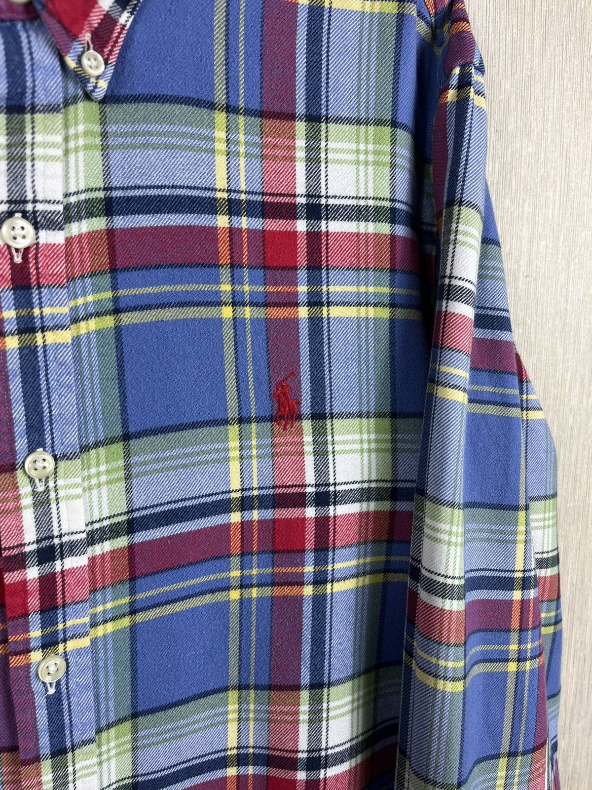 Flannel × Polo Ralph Lauren × Vintage Vintage Polo Ralph Lauren 90s flannel plaid checked shirt Size US L / EU 52-54 / 3 - 8 Thumbnail