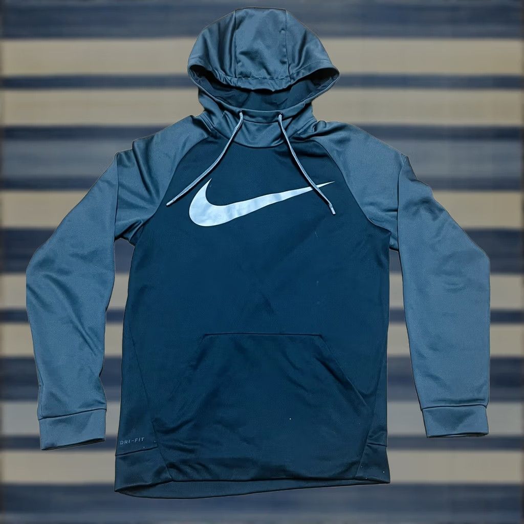 Nike Nike Dri-Fit Pullover Hoodie Women’s Black & Gray Size S Sweatshirt Regular Long Sleeve Size S / US 4 / IT 40 - 1 Thumbnail
