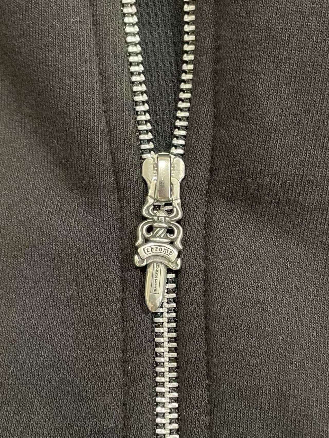 Chrome Hearts Chrome Hearts Blue Script Thermal Zip Up Hoodie Size M / US 6-8 / IT 42-44 - 3 Thumbnail