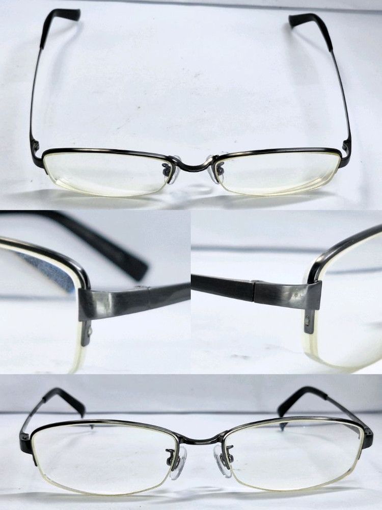 Other LAPHAS 947 GUMMETAL Titanium Half-Rim Glasses Made in Japan Size ONE SIZE - 3 Thumbnail