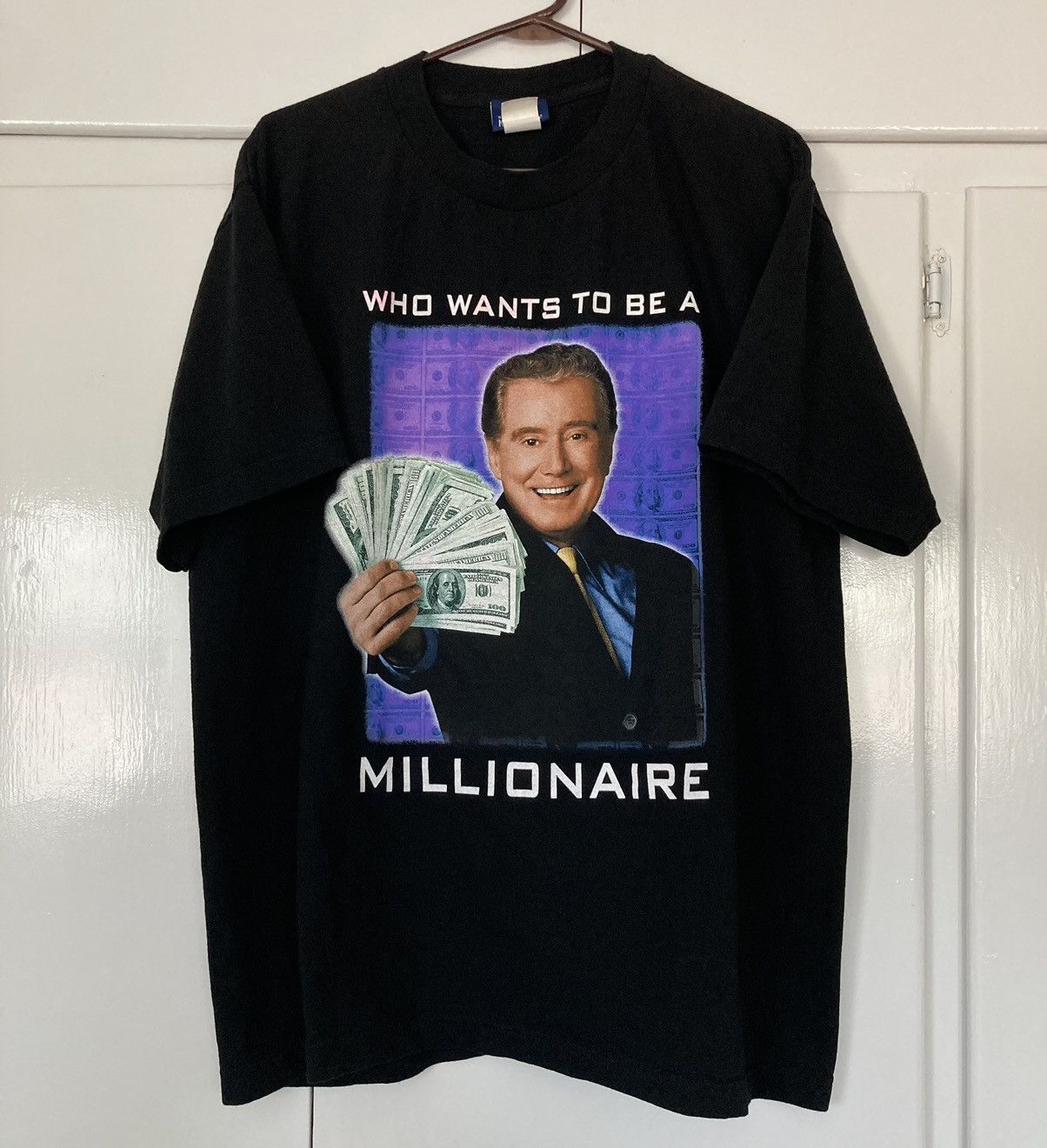 Disney WHO WANTS TO BE A MILLIONAIRE SHIRT REGIS PHILBIN SHOW PROMO Size US XL / EU 56 / 4 - 1 Thumbnail