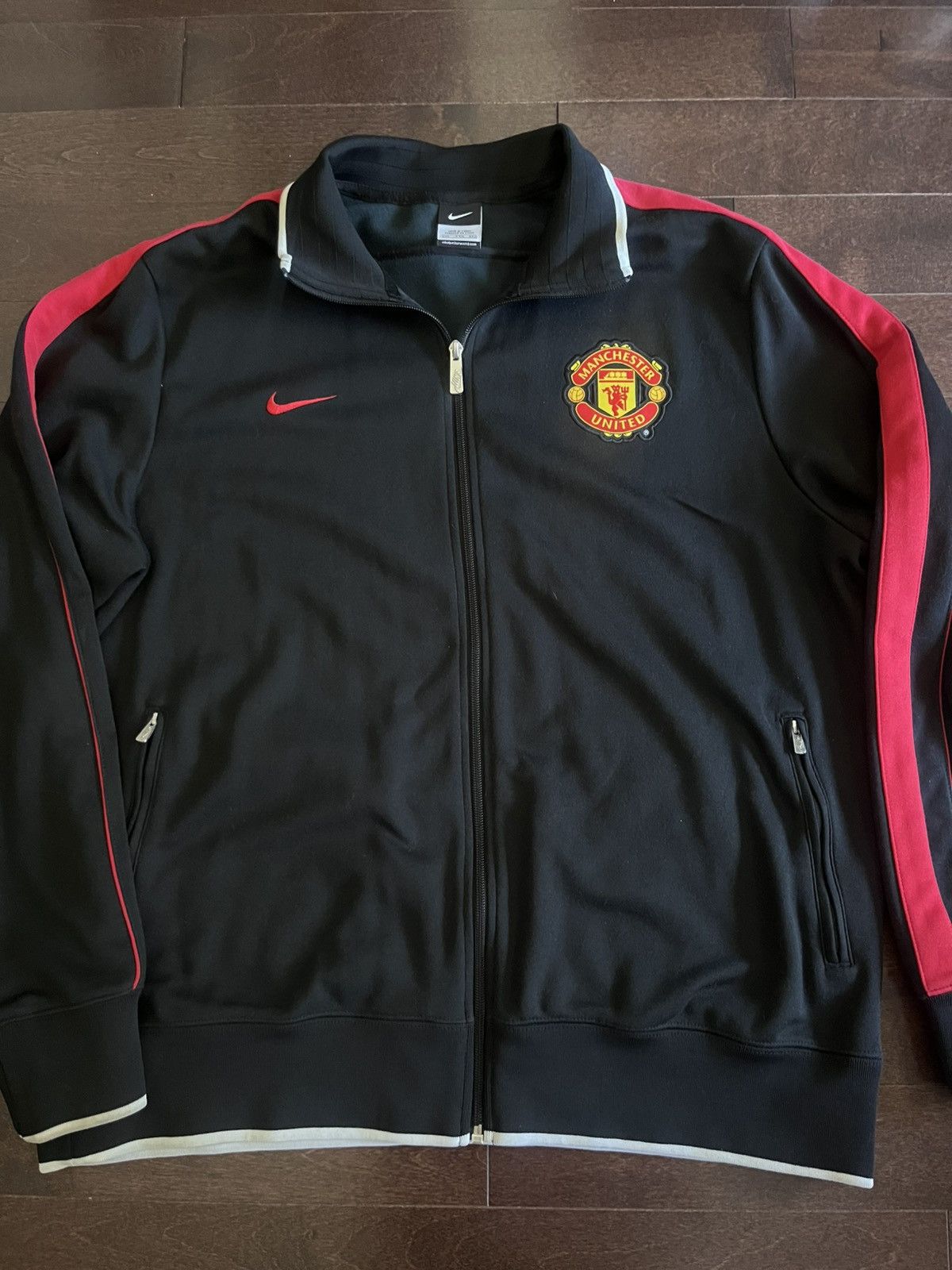 Vintage Manchester United Nike FC 2011/12 Zip Track Jacket