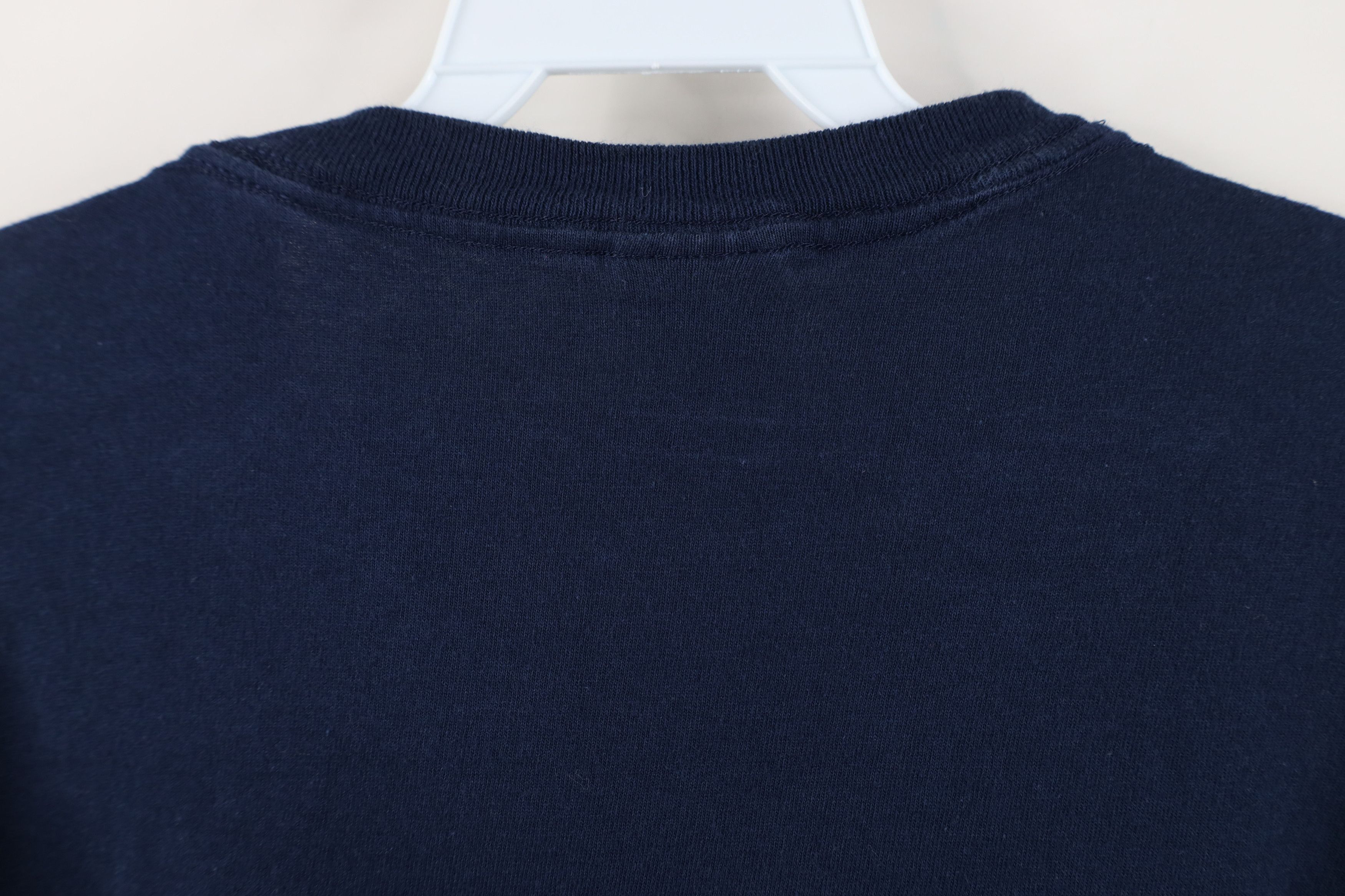 Vintage Vintage 90s Y2K 105 FM Radio Short Sleeve T-Shirt Navy Blue Size US XL / EU 56 / 4 - 10 Thumbnail