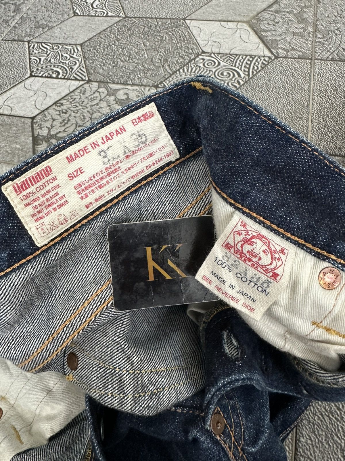 Evisu EVISU NO 1 SPECIAL SEAGULL PINK SELVEDGE DENIM Size US 30 / EU 46 - 10 Thumbnail