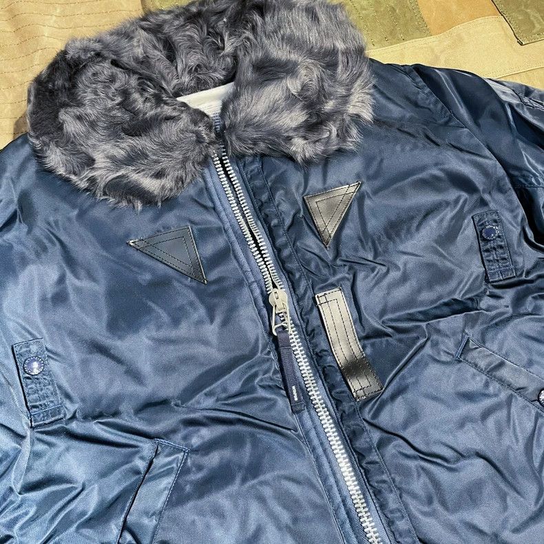 Wtaps 12aw Ma1 Fur Collar Jacket