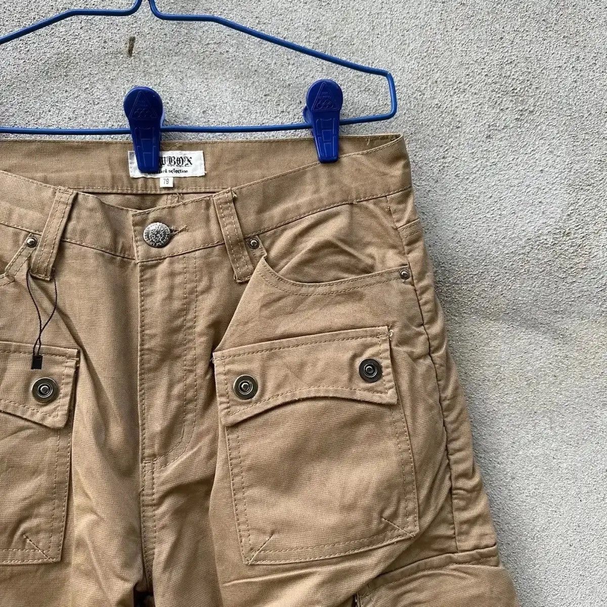 LOWBOX RARE‼️LOWBOX JAPAN💥BONDAGE PUNK FLARE PARACHUTE MULTI CARGO Size US 30 / EU 46 - 4 Thumbnail