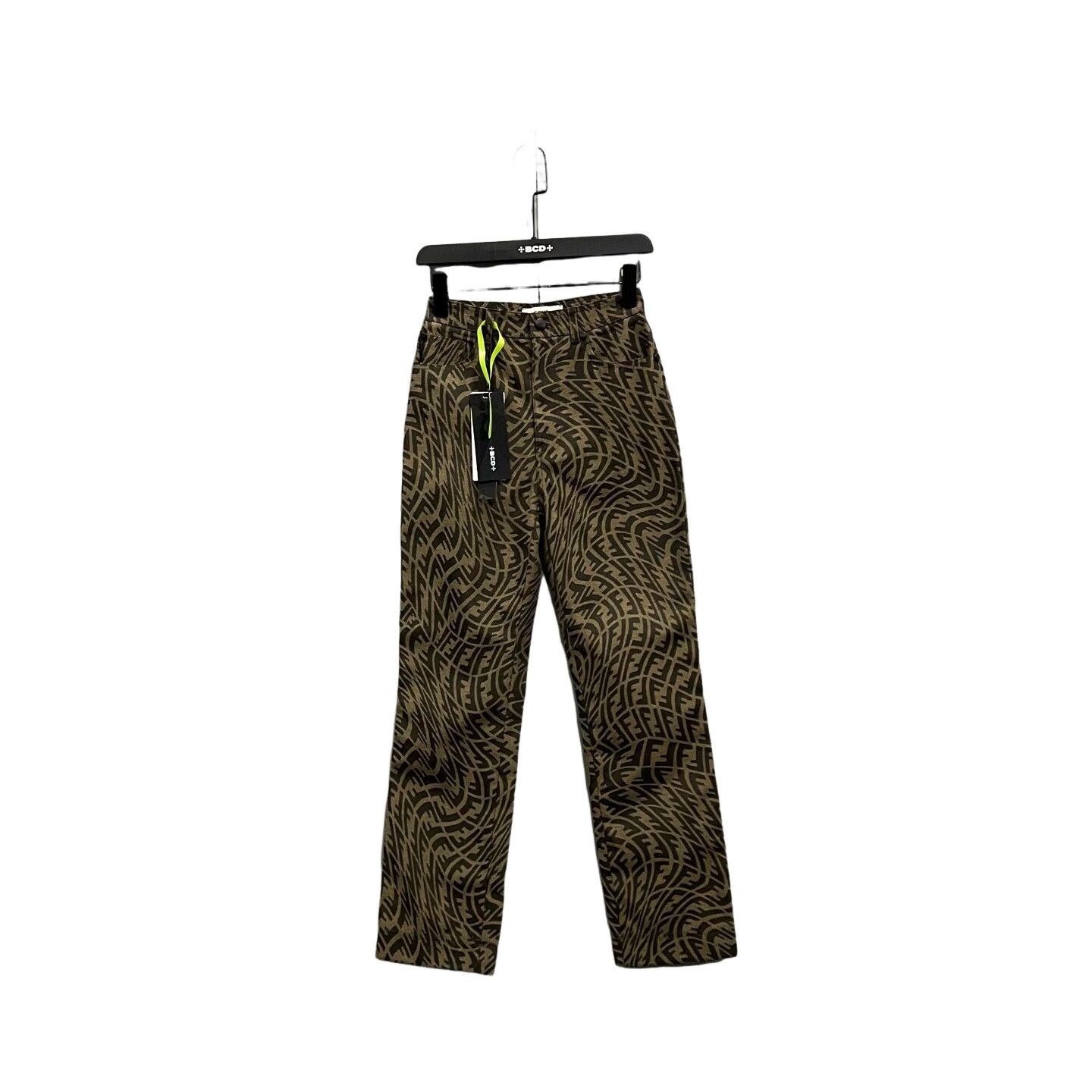 Fendi Fendi FF Print Trousers Size IT 36 Size 25" / US 0 / IT 36 - 1 Thumbnail