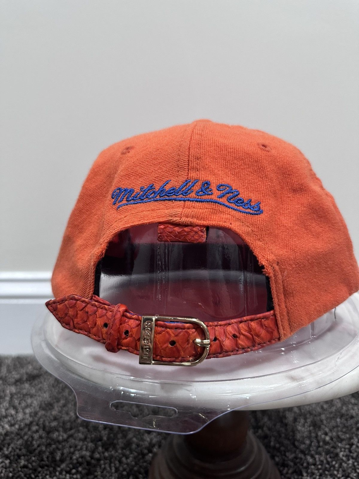 Just Don × Mitchell & Ness Just Don x Mitchell & Ness Denver Broncos Orange Python Hat Size ONE SIZE - 7 Thumbnail