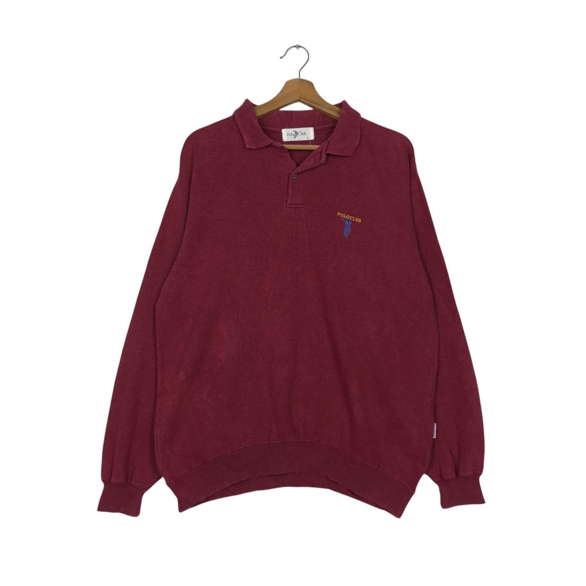 Japanese Brand 🔥VINTAGE SWEATSHIRT POLO CLUB SMALL PONY Size US L / EU 52-54 / 3 - 3 Thumbnail