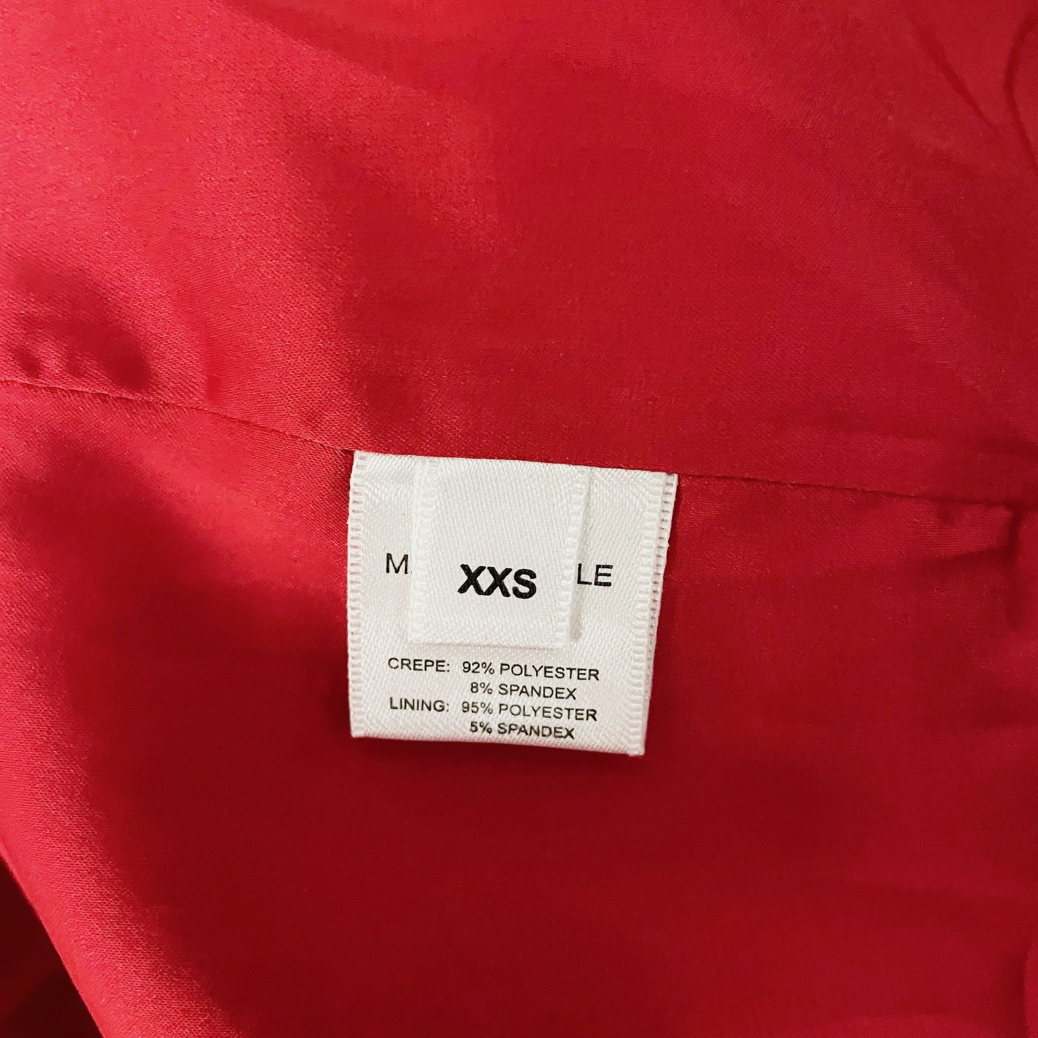 Other NEW Miss Circle Cait Red Off Shoulder Drop Size XXS / US 00 / IT 34 - 3 Thumbnail