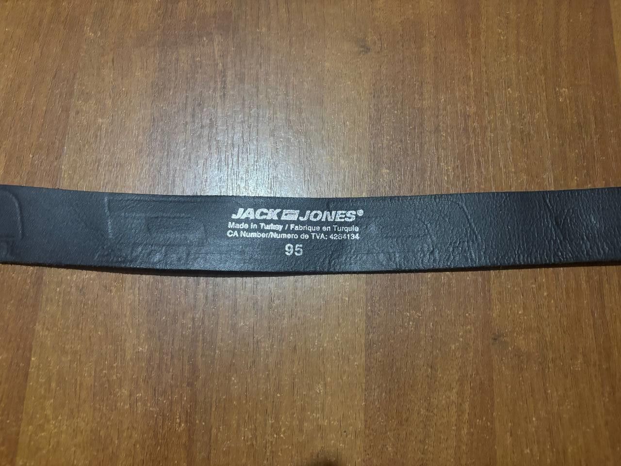 Jack & Jones Jack & Jones Logo Leather Belt – Distressed Grey – Size 95 Size 32 - 3 Thumbnail