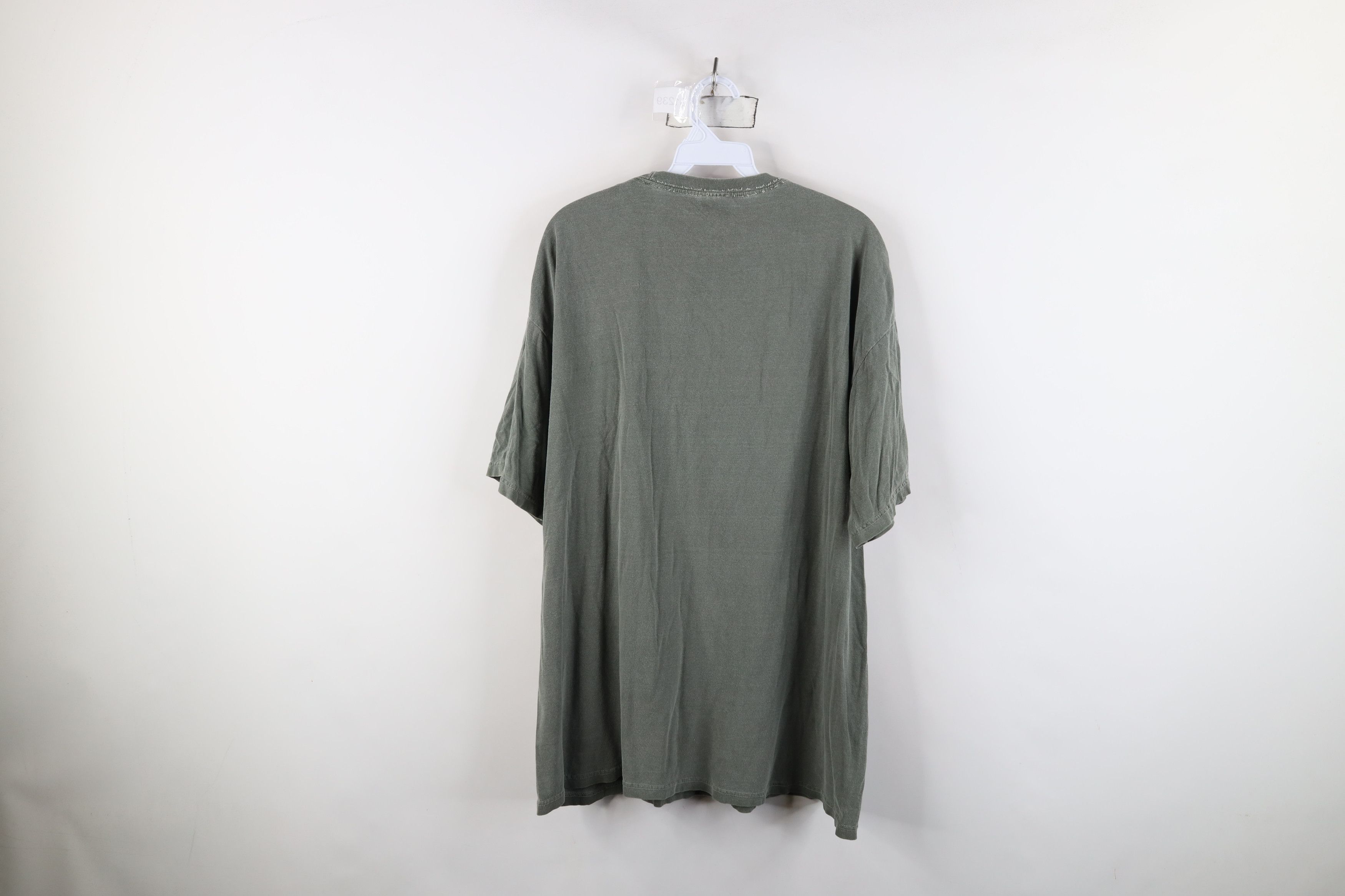 Vintage Vintage Stonewash Michigan State University T-Shirt Green Size US XL / EU 56 / 4 - 13 Thumbnail