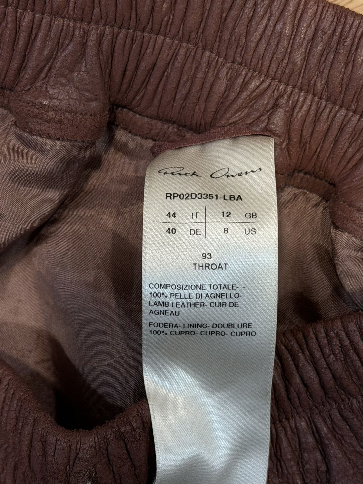 Rick Owens FW24 Blistered Lambskin Leather Boxer Shorts 44 Size US 30 / EU 46 - 6 Thumbnail