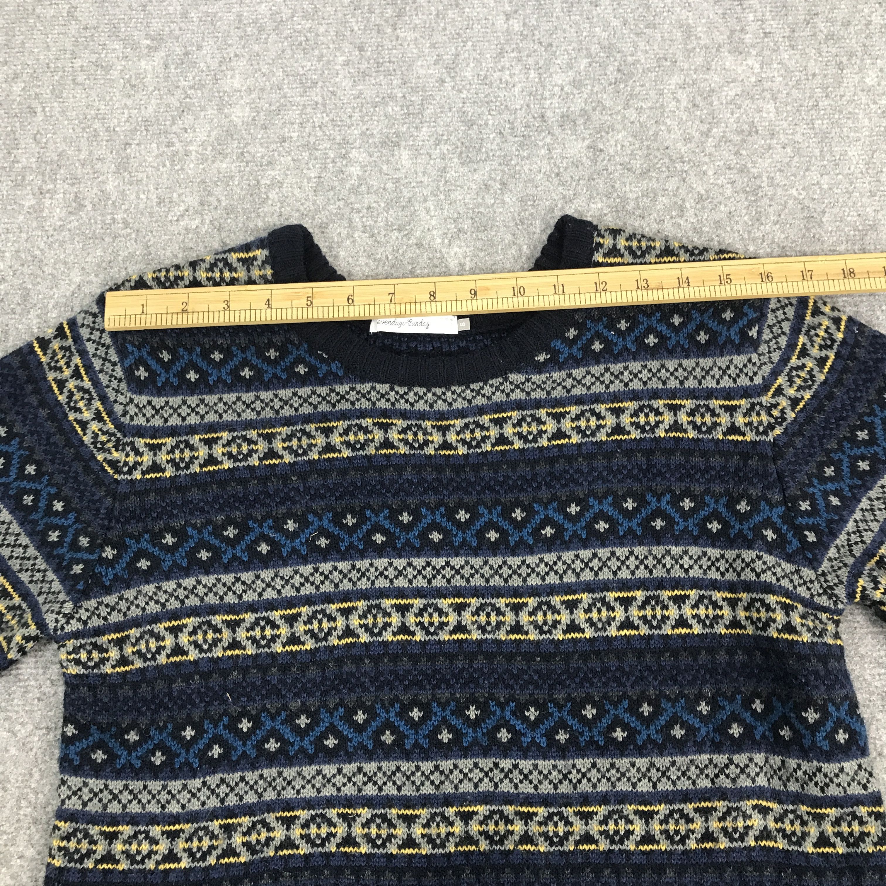 Aran Isles Knitwear × Japanese Brand × Vintage Navajo Knitwear Japan sevendays=sunday brand Knitwear Size US S / EU 44-46 / 1 - 5 Thumbnail