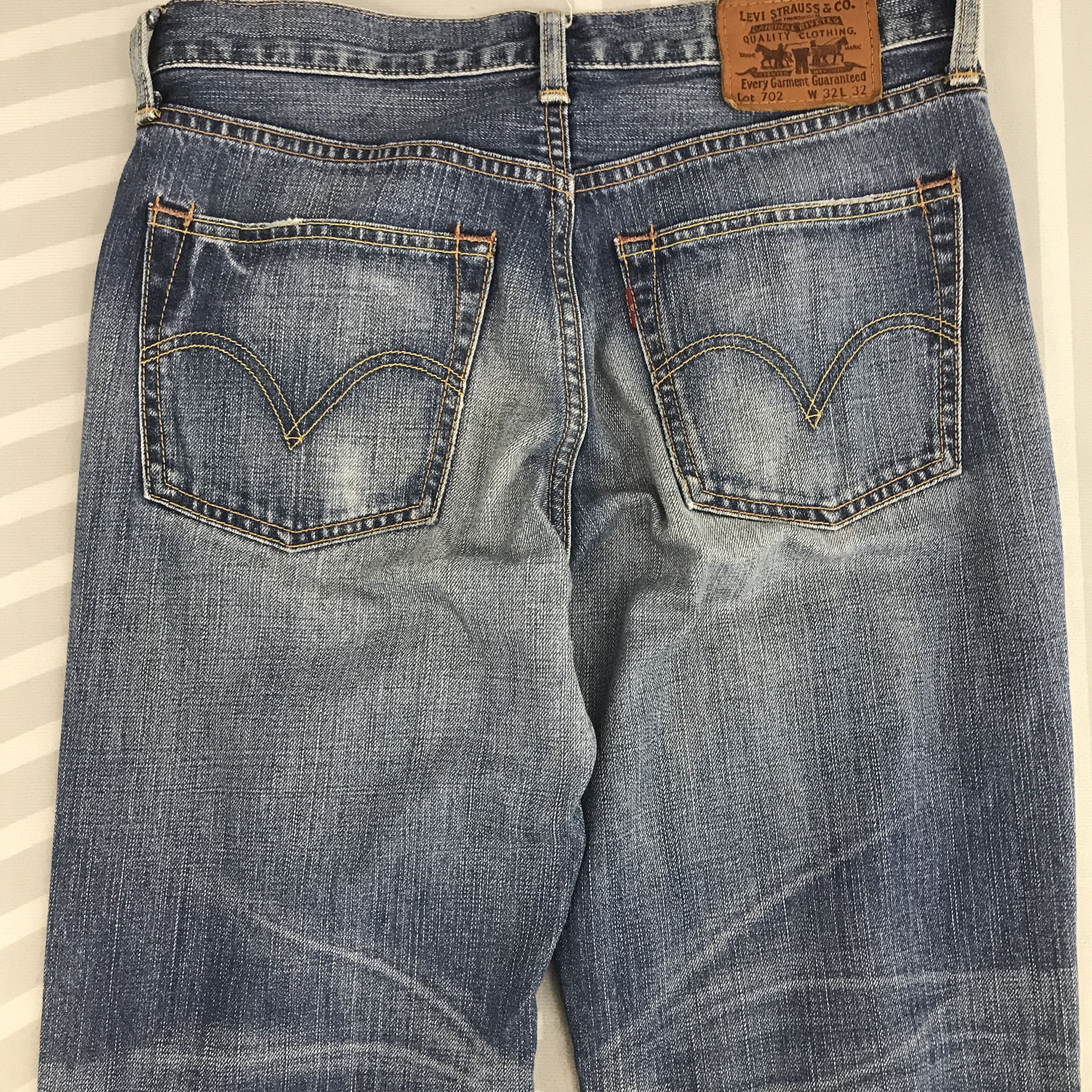 Levi's × Vintage Vintage Levi's 702 Faded denim Distressed jeans pants Size US 32 / EU 48 - 5 Thumbnail