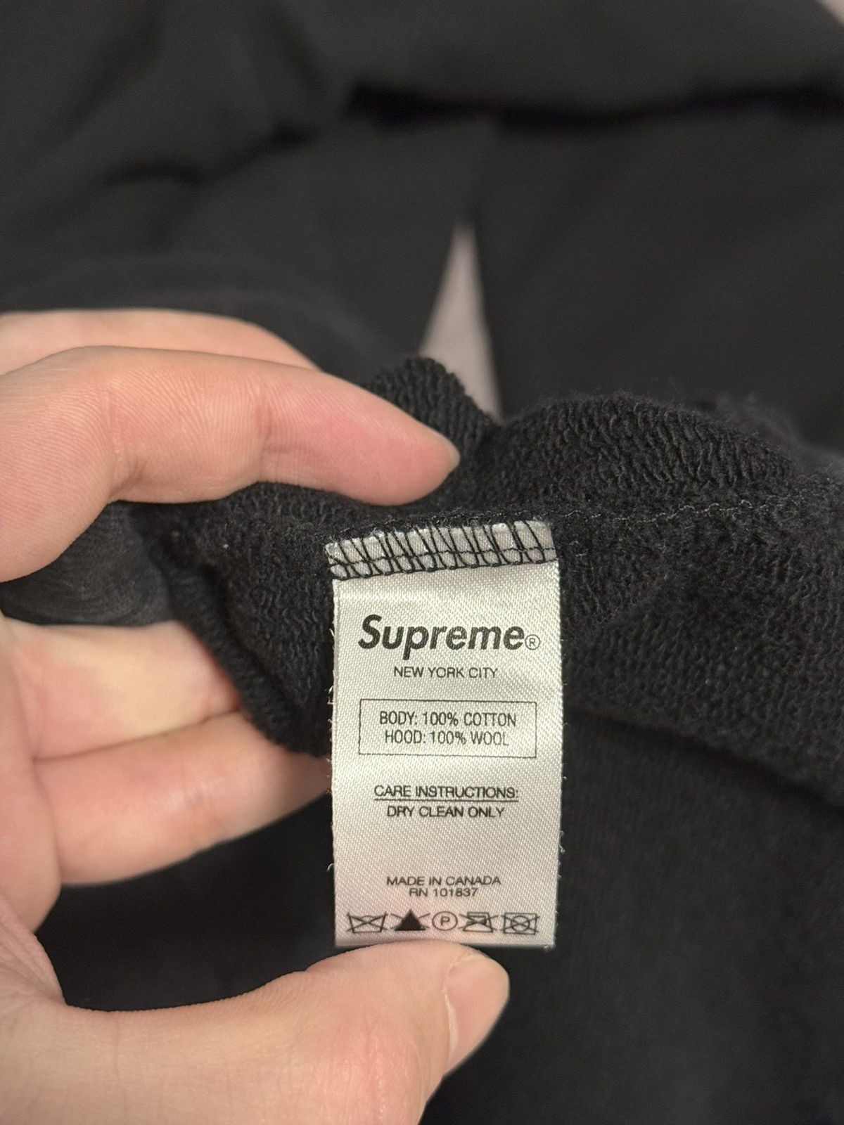 Comme des Garcons Supreme cdg black hooded sweatershirt Size US M / EU 48-50 / 2 - 4 Thumbnail
