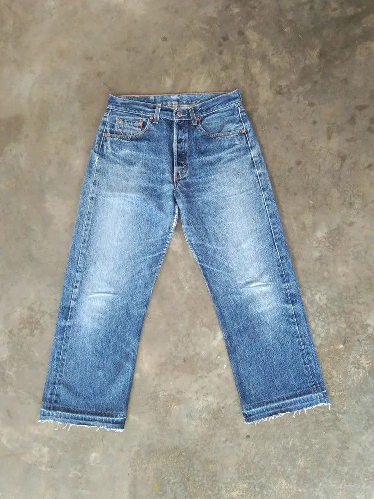 Levi's Vintage Levi's 501 Distressed Jeans 30x24 Size US 30 / EU 46 - 1 Thumbnail