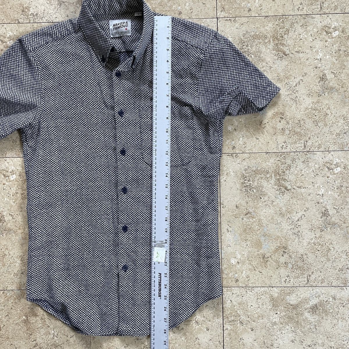 Naked & Famous Naked and Famous short sleeve button up shirt Size US S / EU 44-46 / 1 - 7 Thumbnail