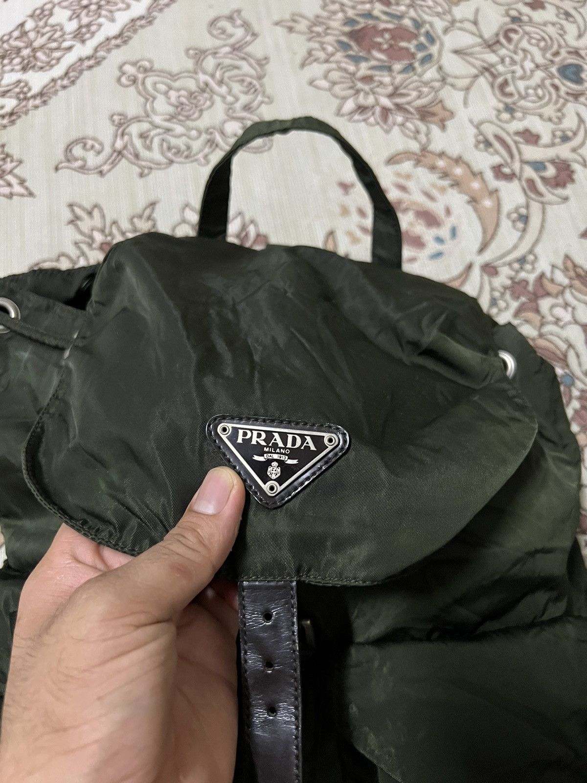Prada PRADA BACKPACK NYLON KHAKI Size ONE SIZE - 13 Thumbnail