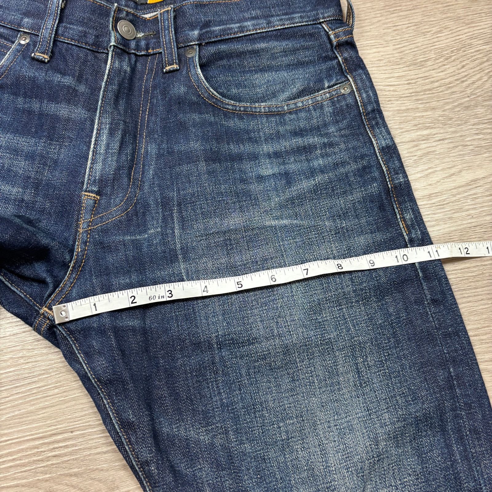 J.Crew J. Crew 770 Kaihara Denim Japanese Straight Leg Jeans 29x32 Size US 29 - 6 Thumbnail