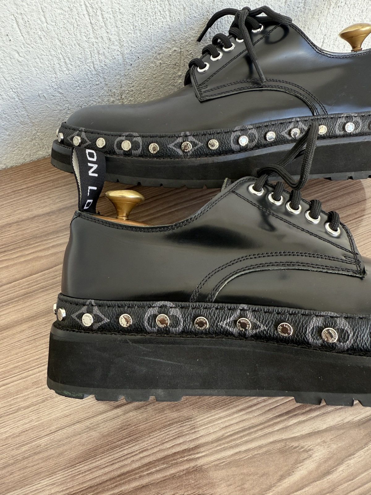 Louis Vuitton ice Line Derby with monogram eclipse Size US 7 / EU 40 - 8 Thumbnail