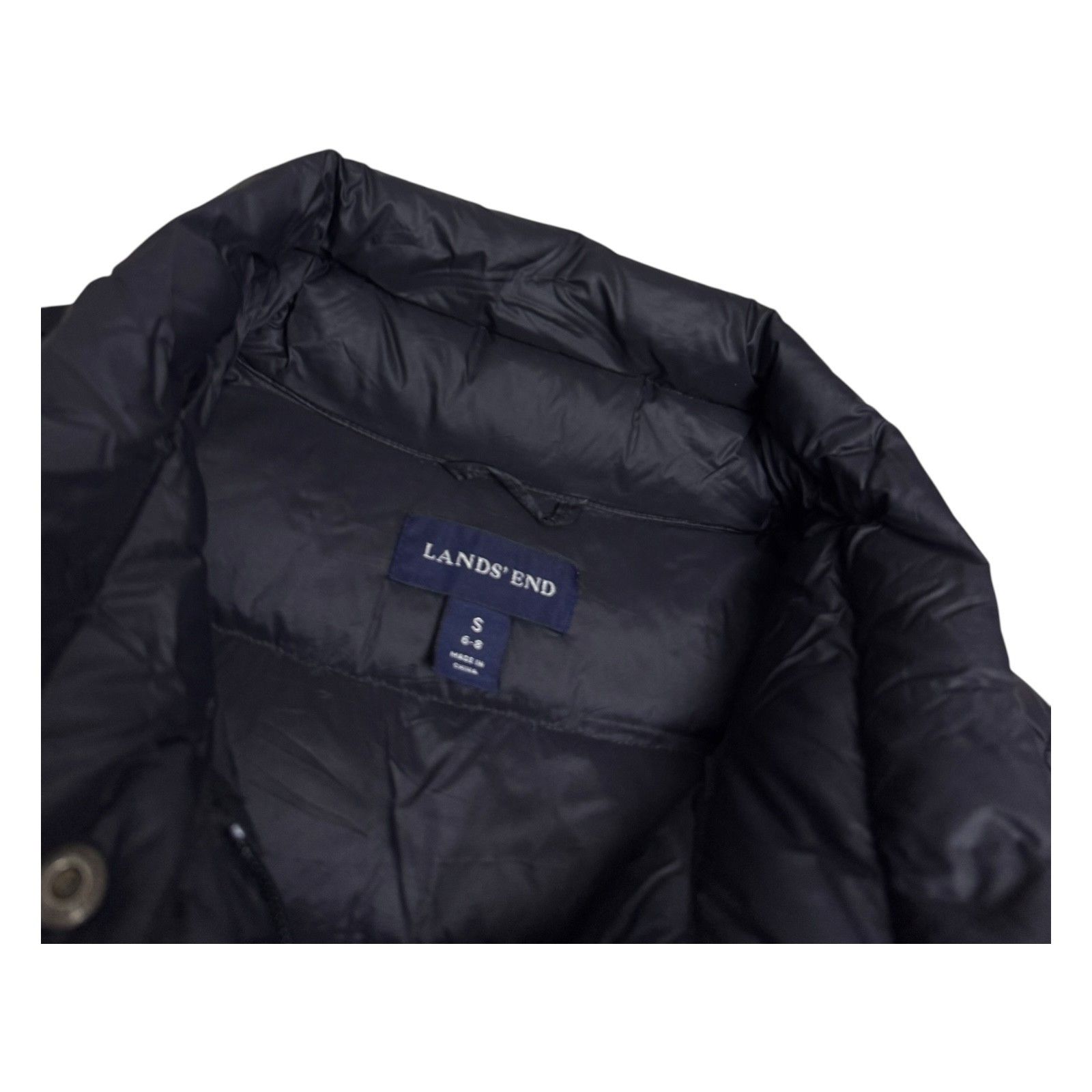 Lands' End LANDS END DOWN & Feather Winter Puffer Jacket Coat Small Size S / US 4 / IT 40 - 3 Thumbnail