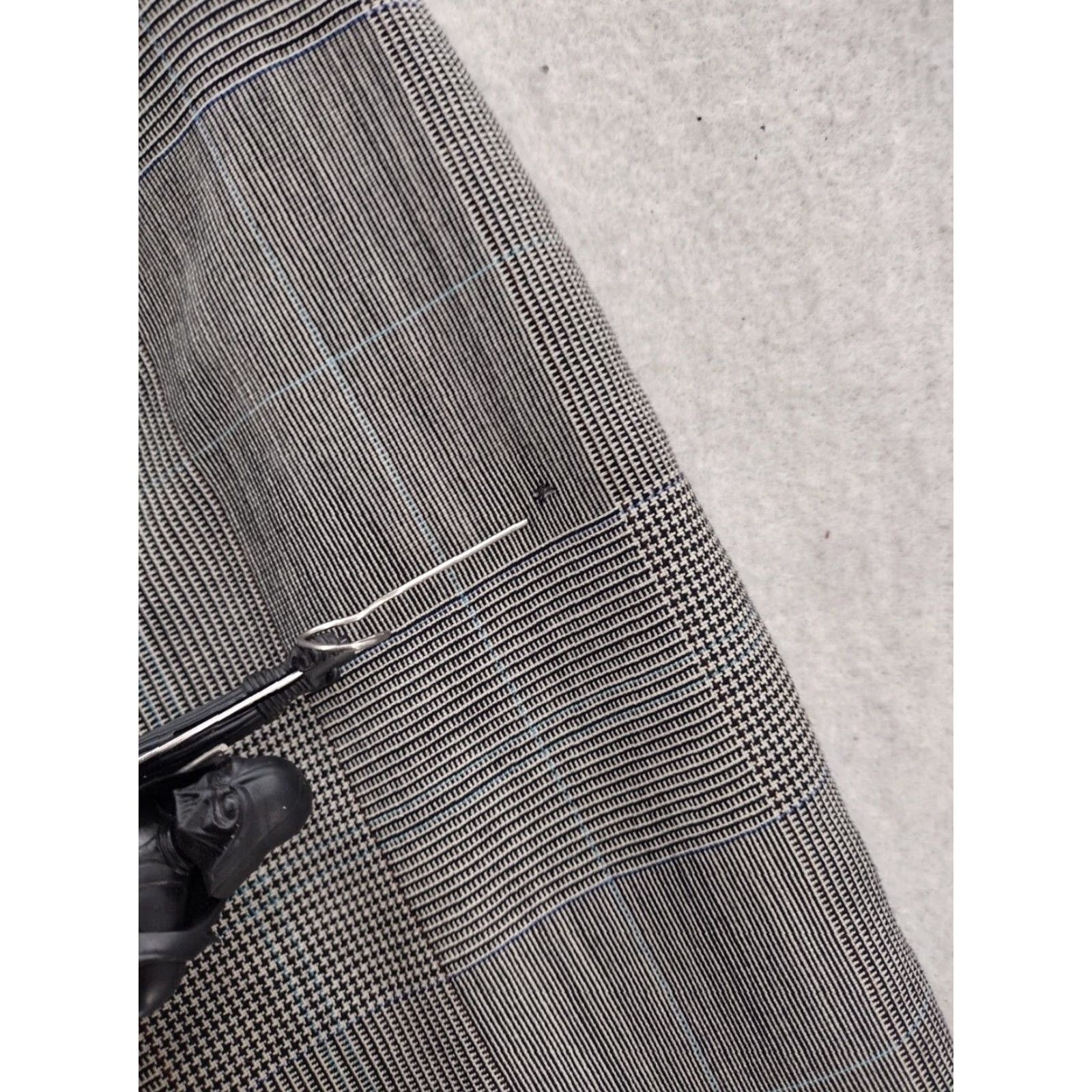 Ralph Lauren VINTAGE Ralph Lauren Polo University Blazer Men's 44 Wool Plaid Checks University Theme Gray Mens Size US XXL / EU 58 / 5 - 2 Thumbnail