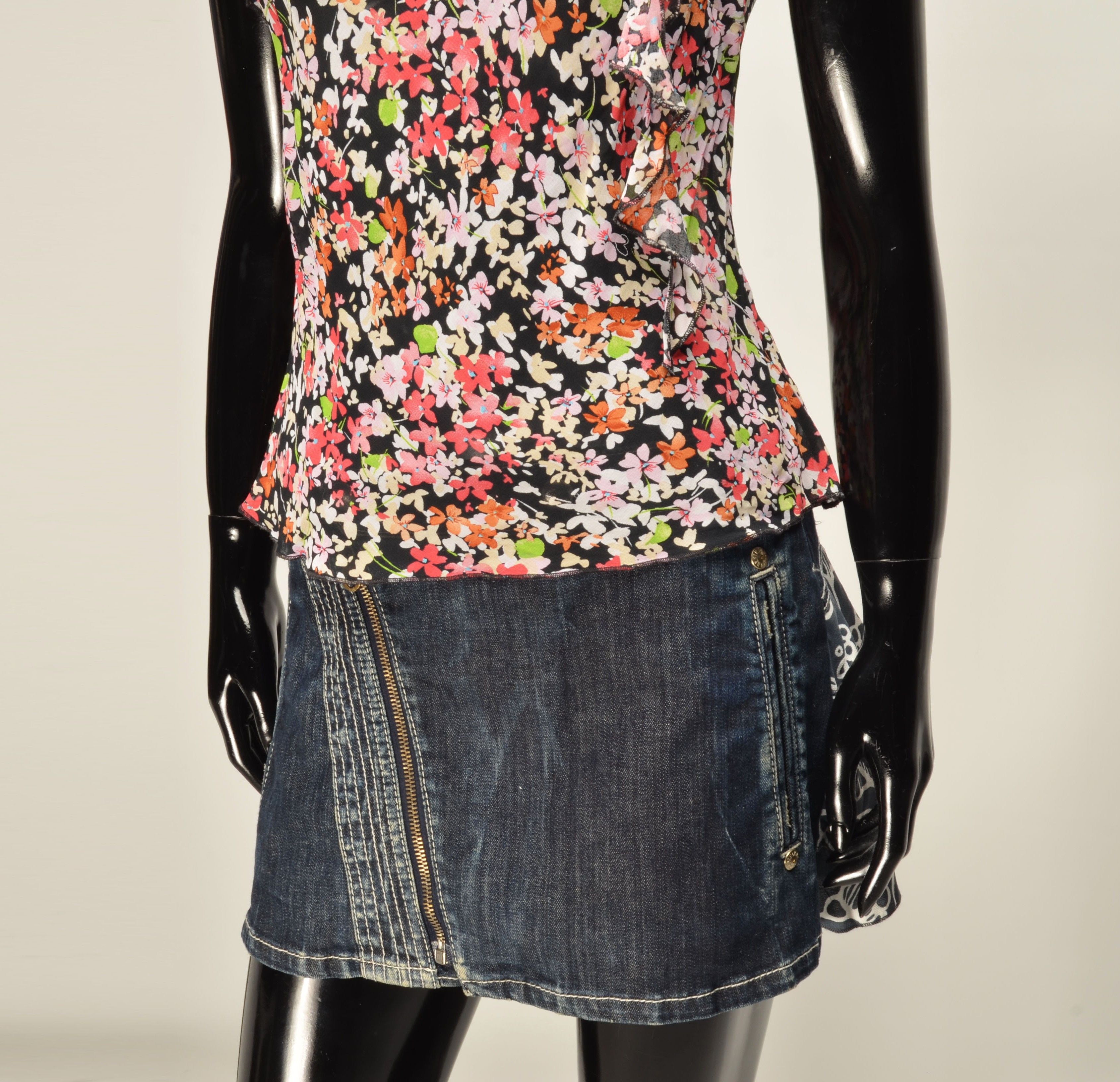 Vintage Vintage Per Una Y2K Floral Ruffle Mesh Cami Top Size S / US 4 / IT 40 - 3 Thumbnail