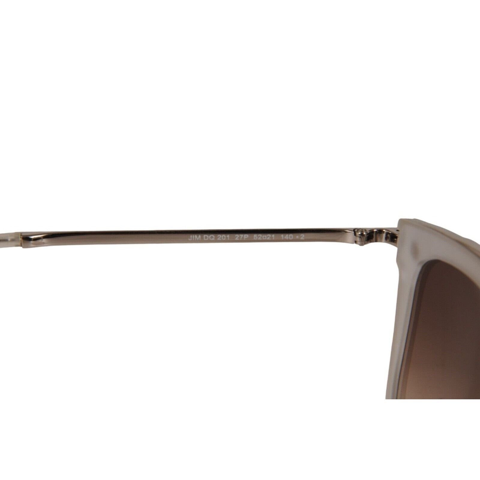 Dsquared2 JIM DQ 201 Sunglasses Transparent Silver White Square Size ONE SIZE - 8 Thumbnail