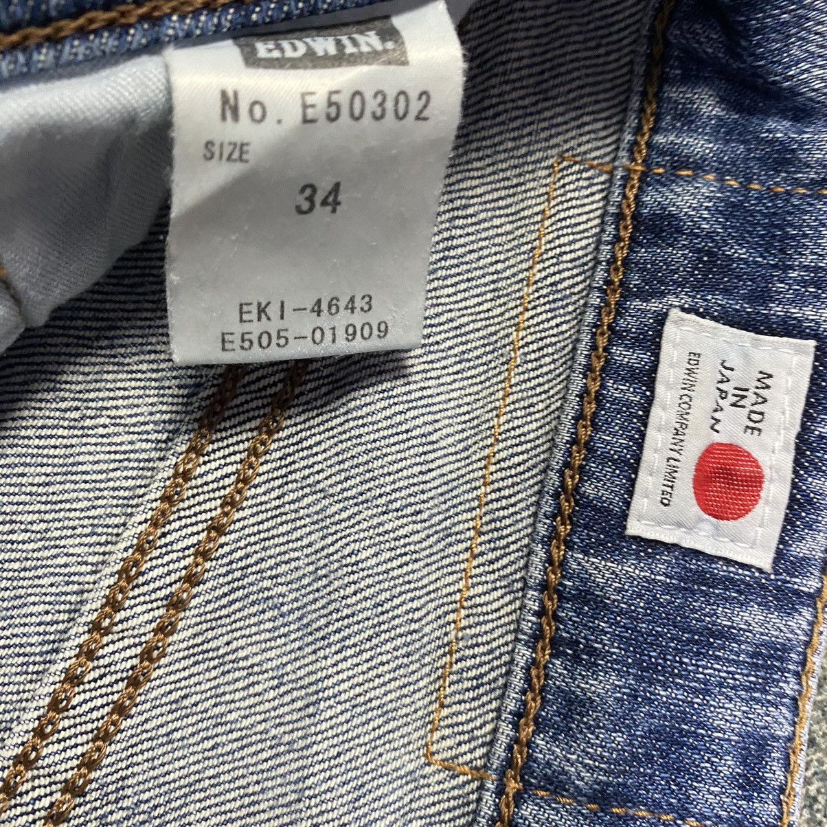 Edwin × Japanese Brand Edwin Distressed Denim Jeans Size US 34 / EU 50 - 14 Thumbnail