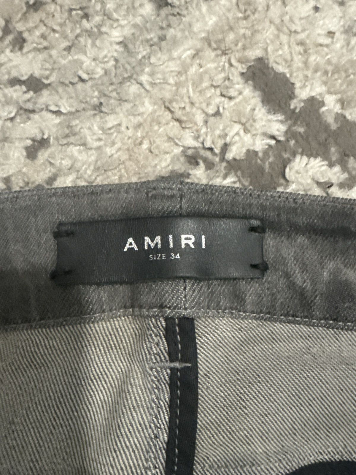 Amiri Amiri Size 34 Distressed Black Jeans - Designer Denim Size US 34 / EU 50 - 3 Thumbnail