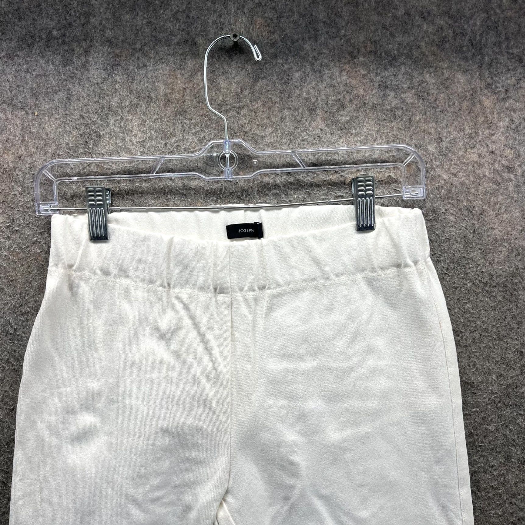 Joseph VINTAGE? No. Joseph Leggings Womens 38 White Gabardine Stretch Pull On Slim Pants France Size 26" / US 2 / IT 38 - 6 Thumbnail